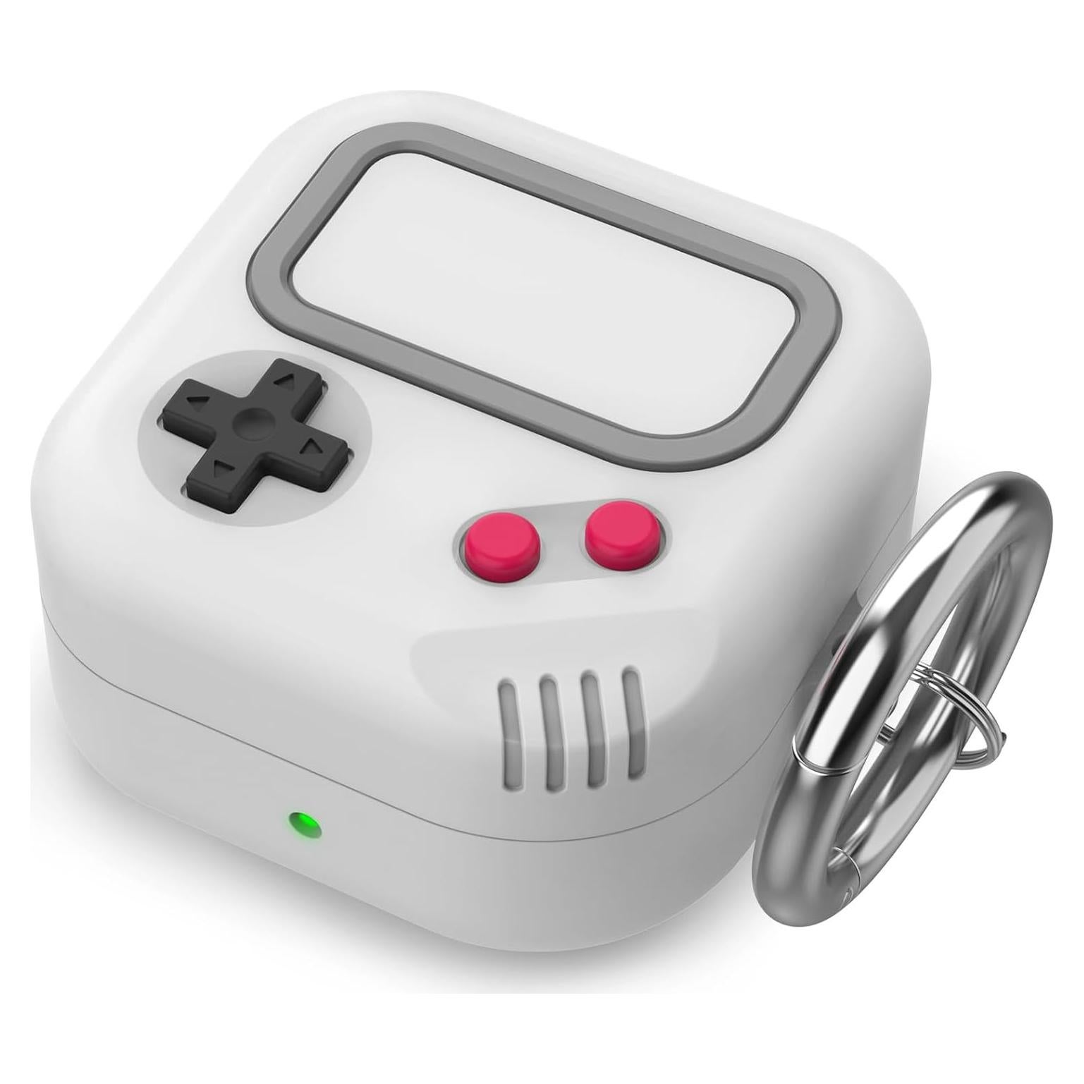 Funda de Silicona Retro TRONWIN para Galaxy Buds 2 Pro - Gris Claro