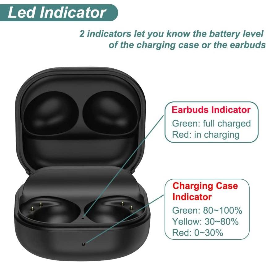 Estuche de Carga Negro para Galaxy Buds 2 Pro SM-R510