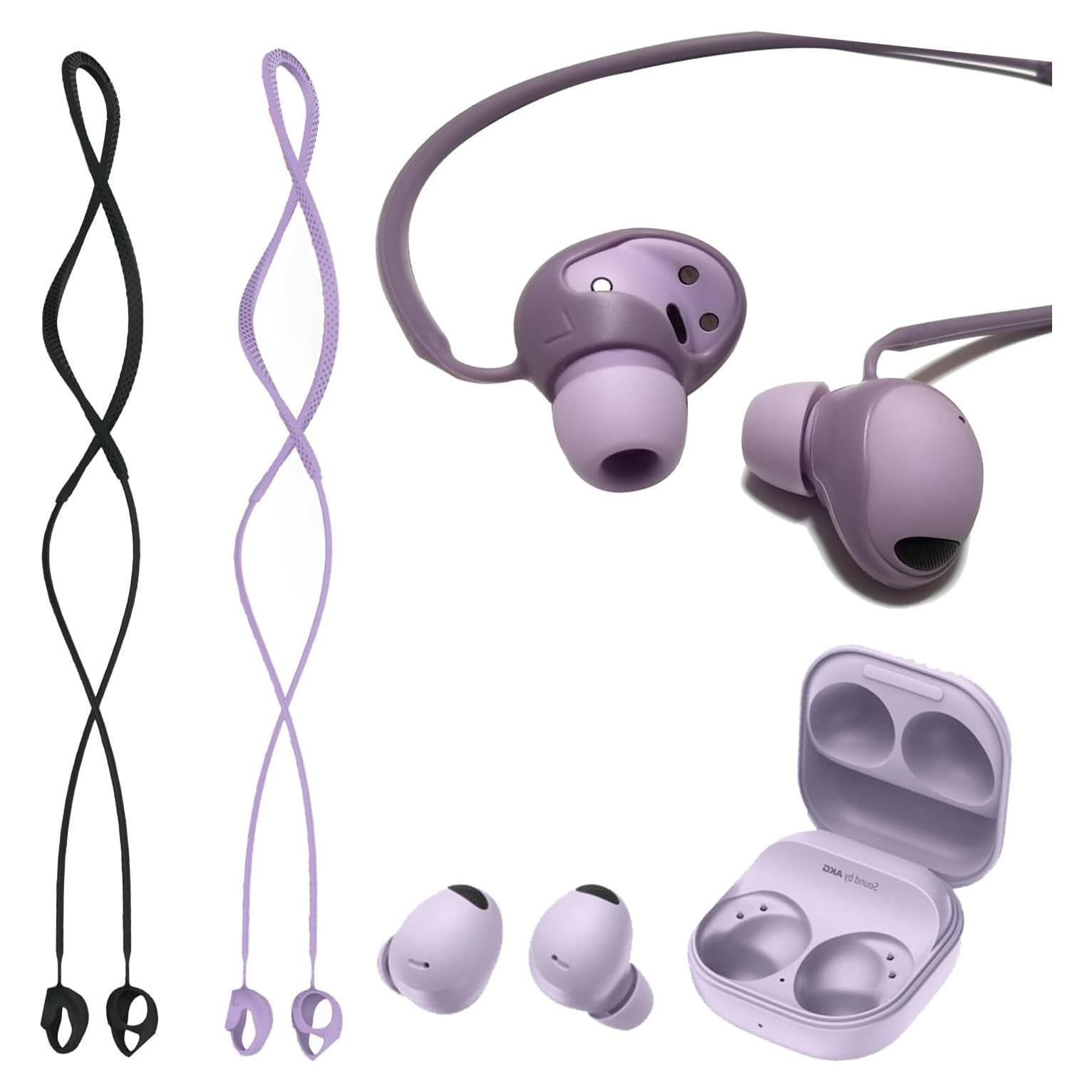 Cubierta de Auriculares Luckvan para Galaxy Buds2 Pro - 2 Pcs