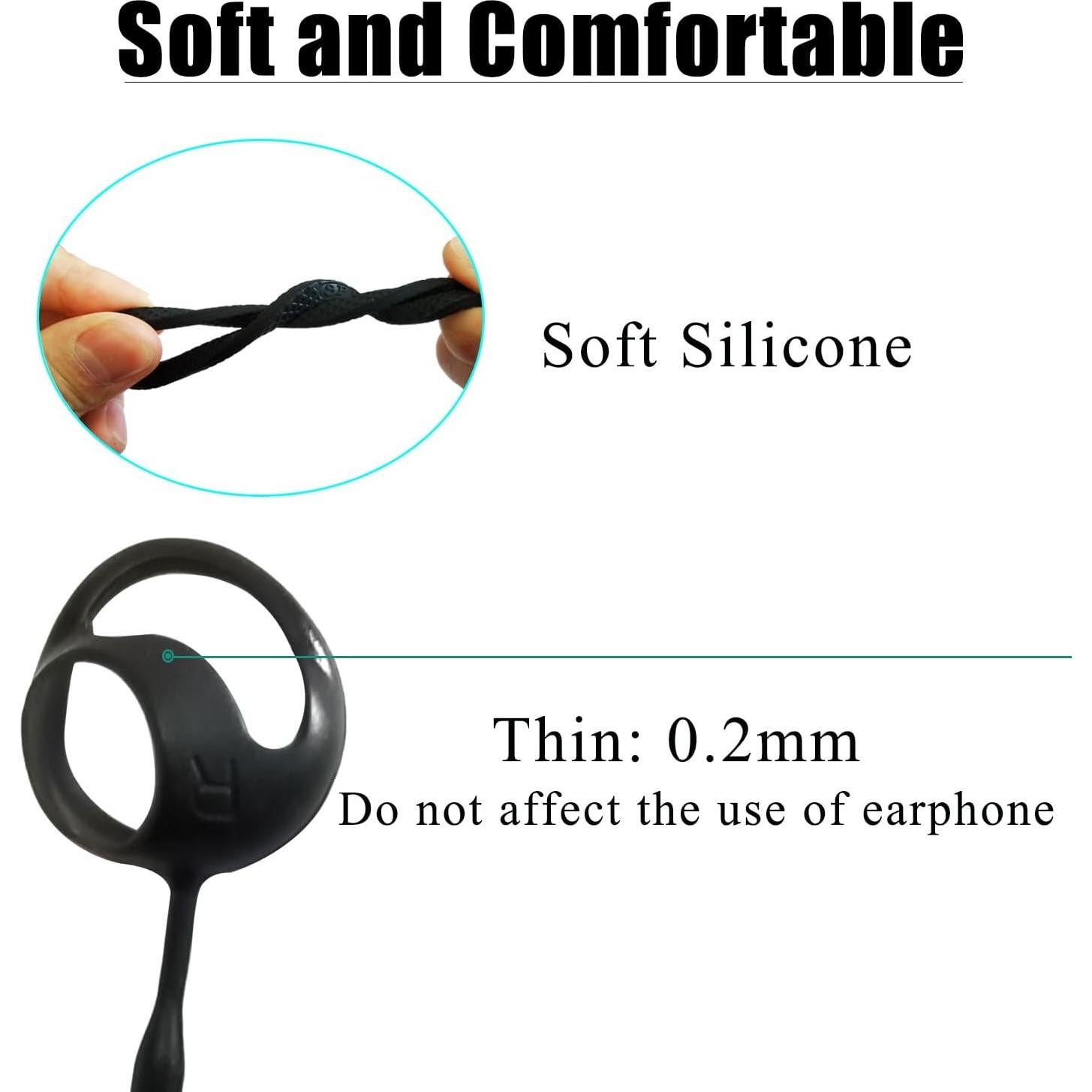 Cubierta de Auriculares Luckvan para Galaxy Buds2 Pro - 2 Pcs