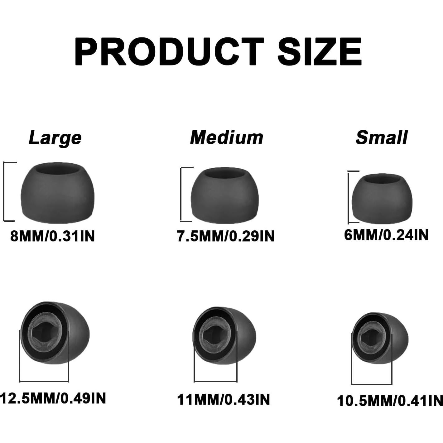 6 Pares Puntas Silicona Reemplazo Samsung Galaxy Buds Pro