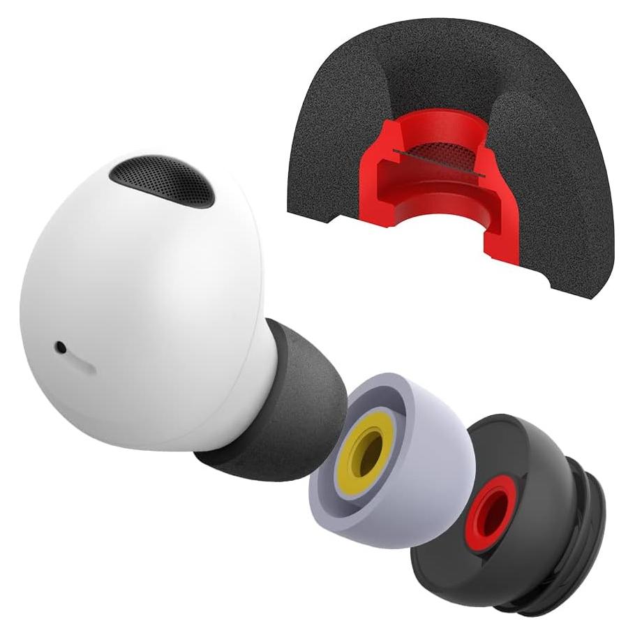 Puntas de espuma PU para Samsung Galaxy Buds2 Pro - 3 pares S/M/L
