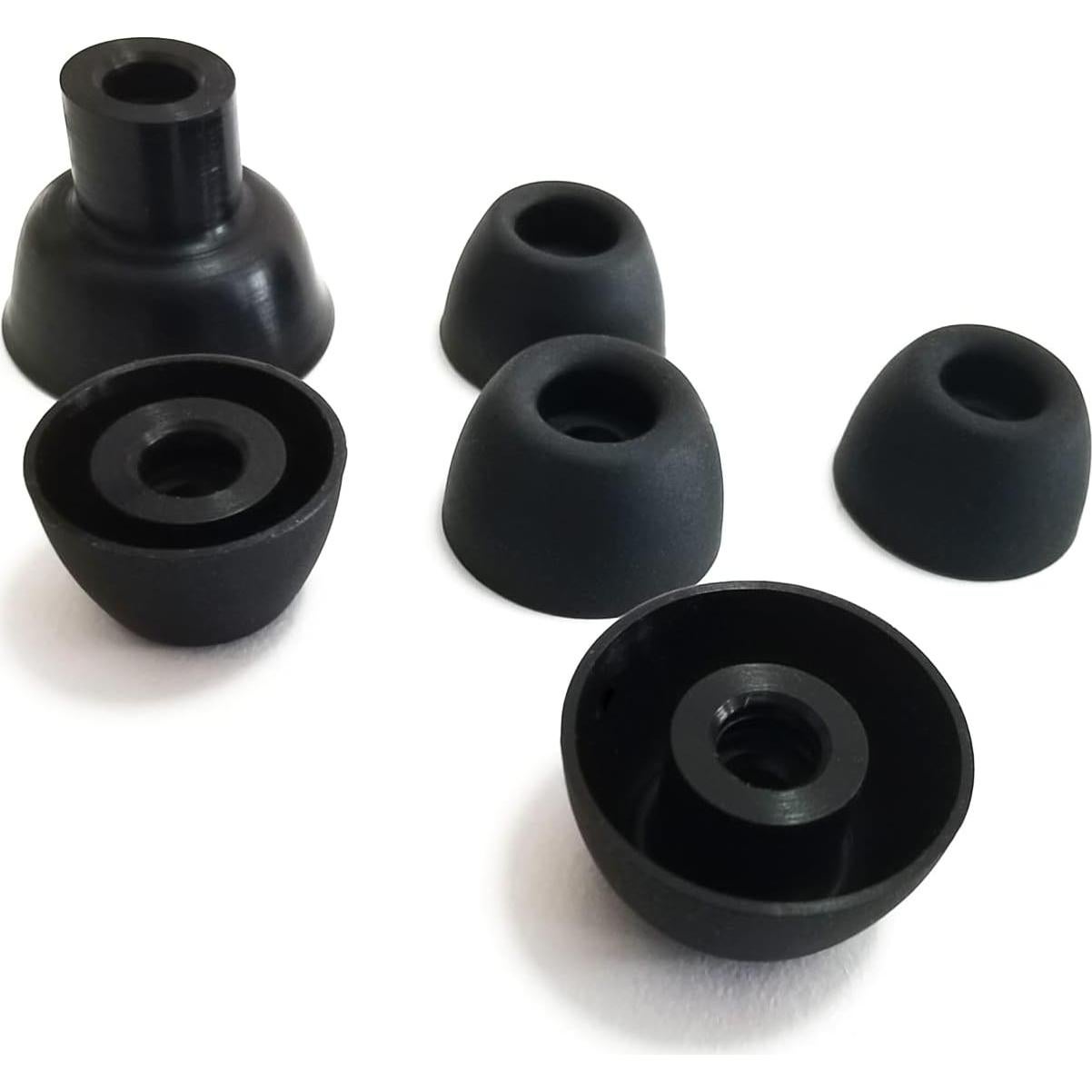 Silicone Ear Tips for Galaxy Buds 2 Pro Earbuds Tips Replacement Ear Tips for Samsung Galaxy Buds 2 Pro Earbuds 6 Pairs LMS Black