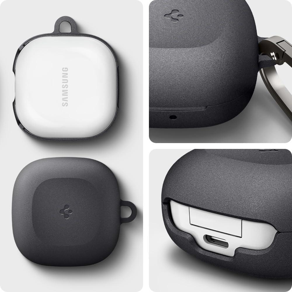 Funda Spigen para Galaxy Buds Core/FE/Pro 2021-2025 - Gris