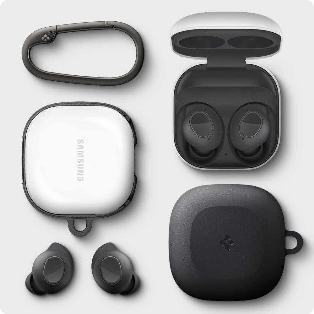 Funda Spigen para Galaxy Buds Core/FE/Pro 2021-2025 - Gris