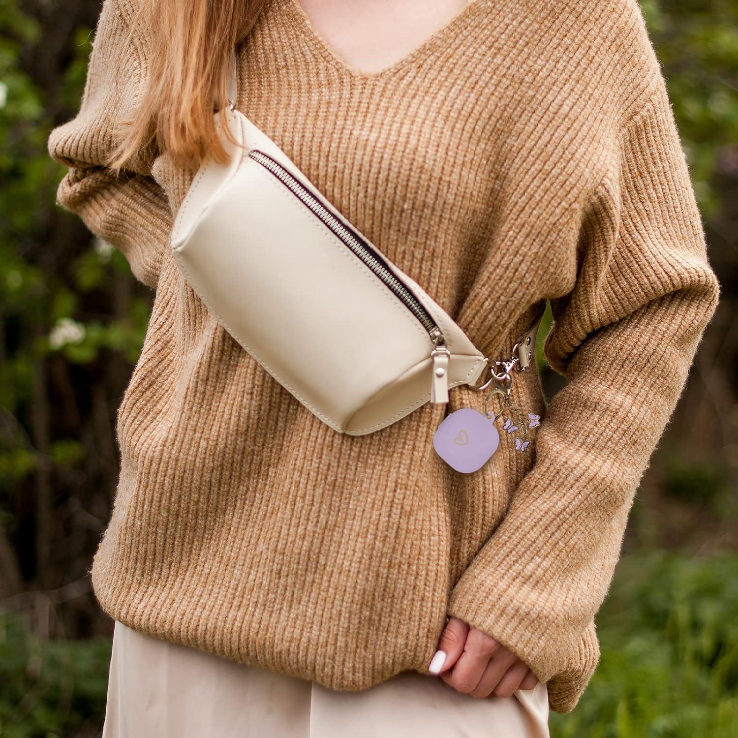 Funda de Silicona AIIEKZ para Galaxy Buds FE/2/Pro - Morado