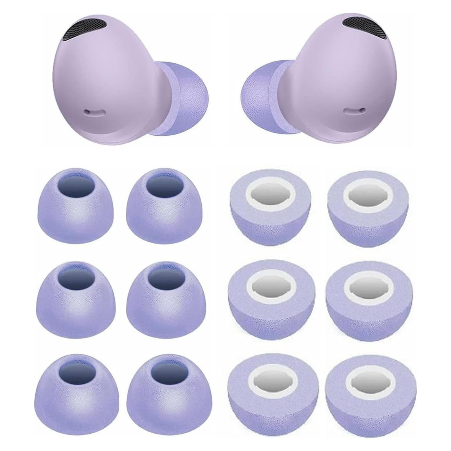 Puntas de Espuma de Memoria BLLQ para Galaxy Buds 2 Pro - 6 Pares