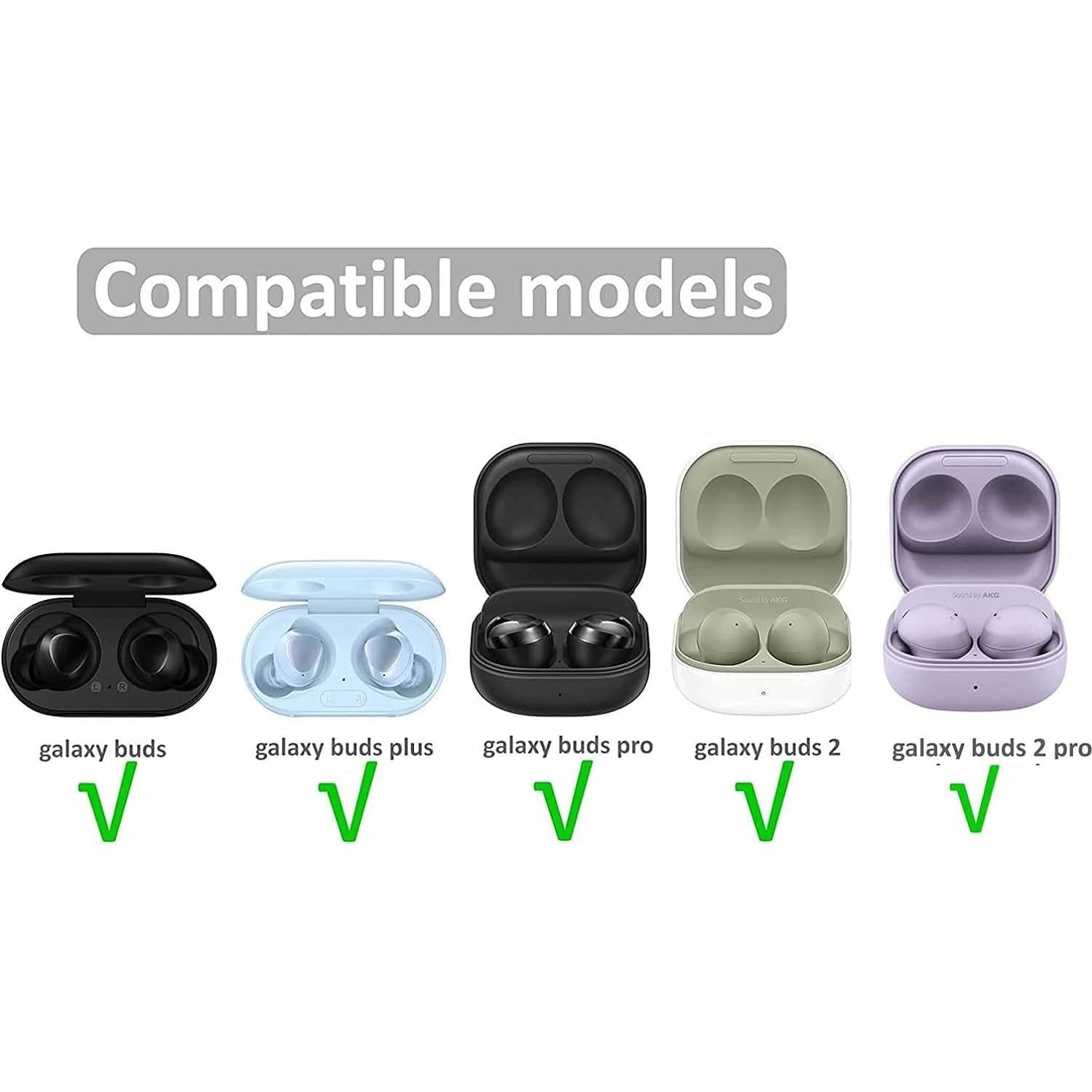 Puntas de Espuma de Memoria BLLQ para Galaxy Buds 2 Pro - 6 Pares