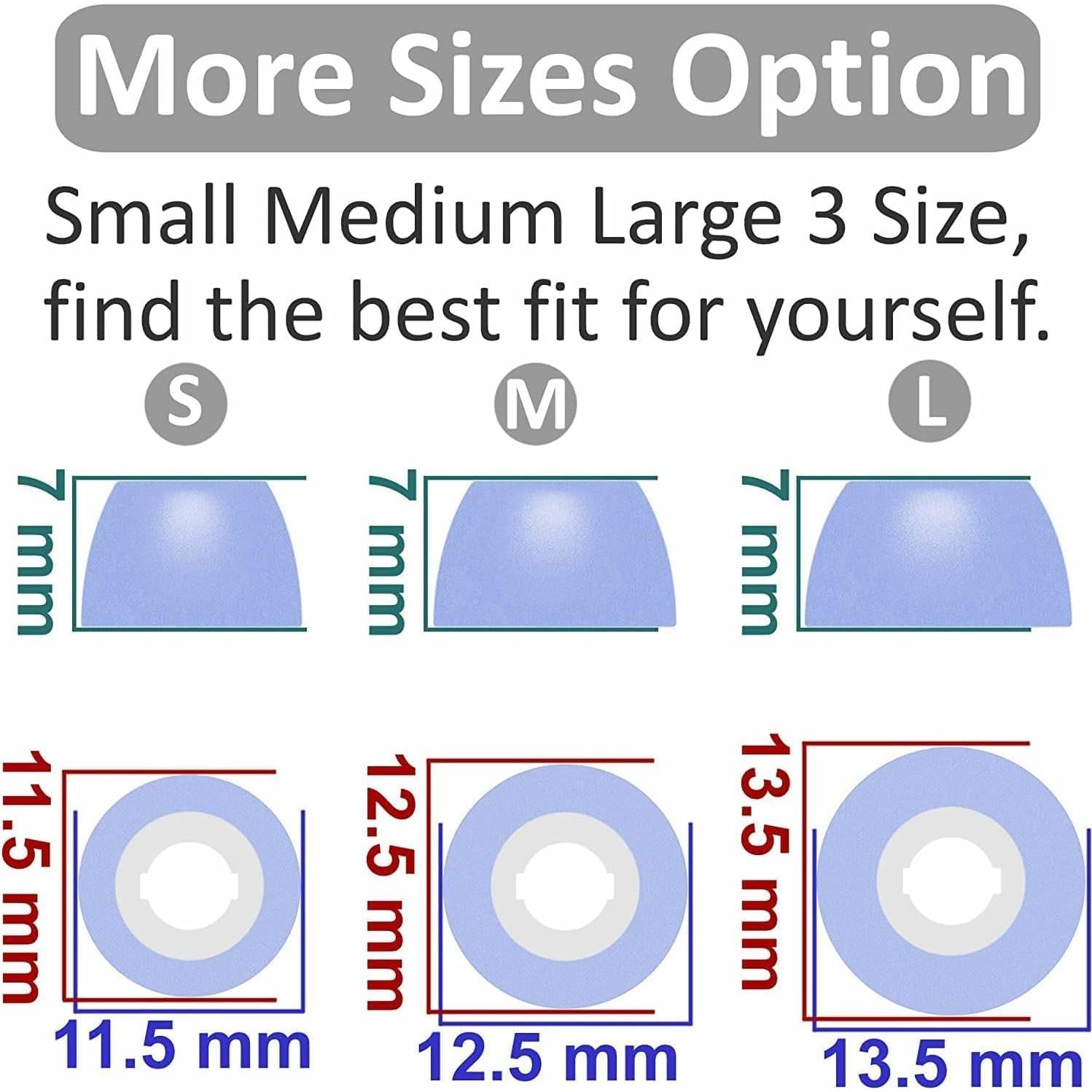 Puntas de Espuma de Memoria BLLQ para Galaxy Buds 2 Pro - 6 Pares