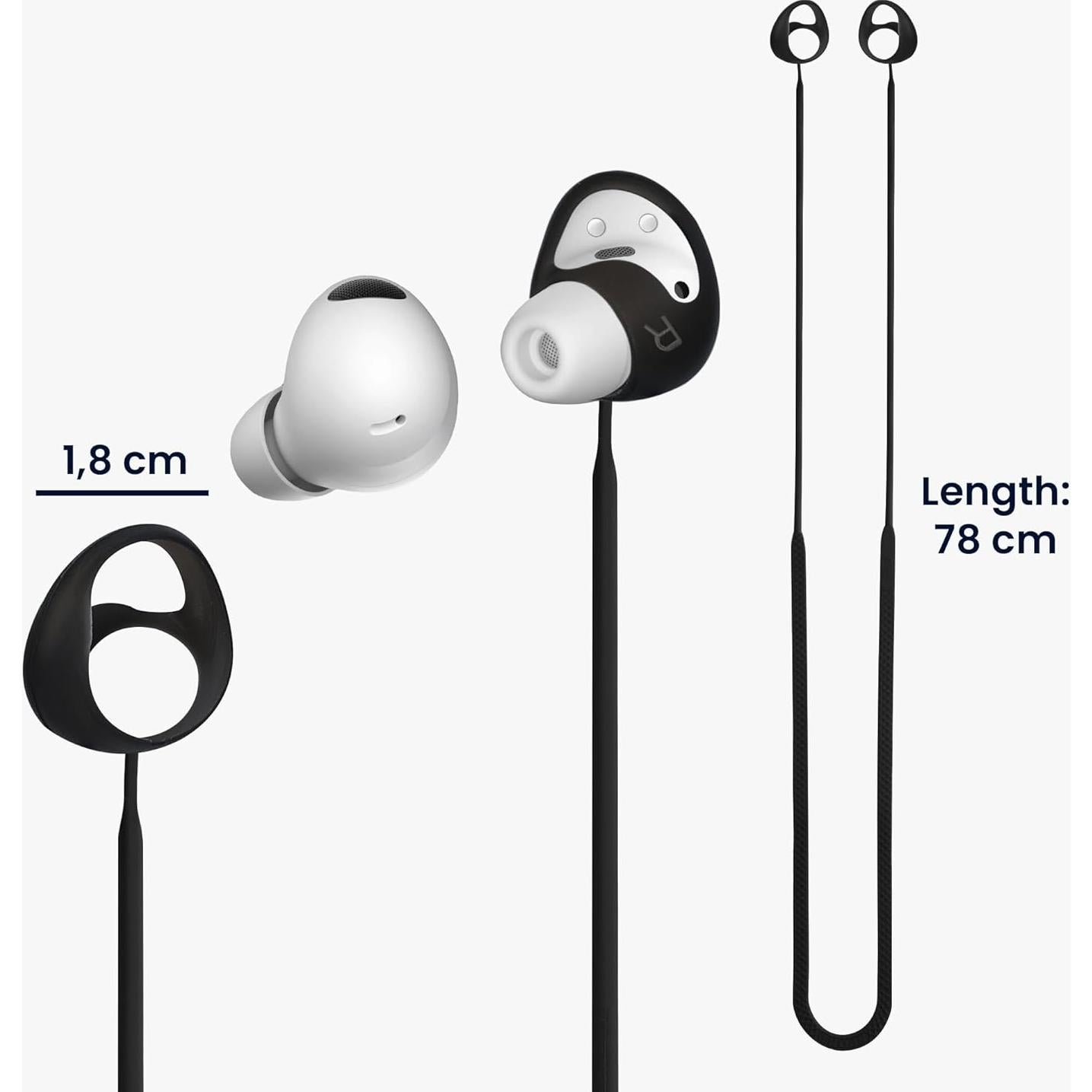 Correas de Silicona kwmobile para Samsung Galaxy Buds2 Pro - 2 Unidades