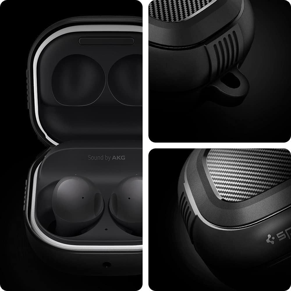 Funda Protectora Spigen Rugged Armor para Galaxy Buds - Negro Mate
