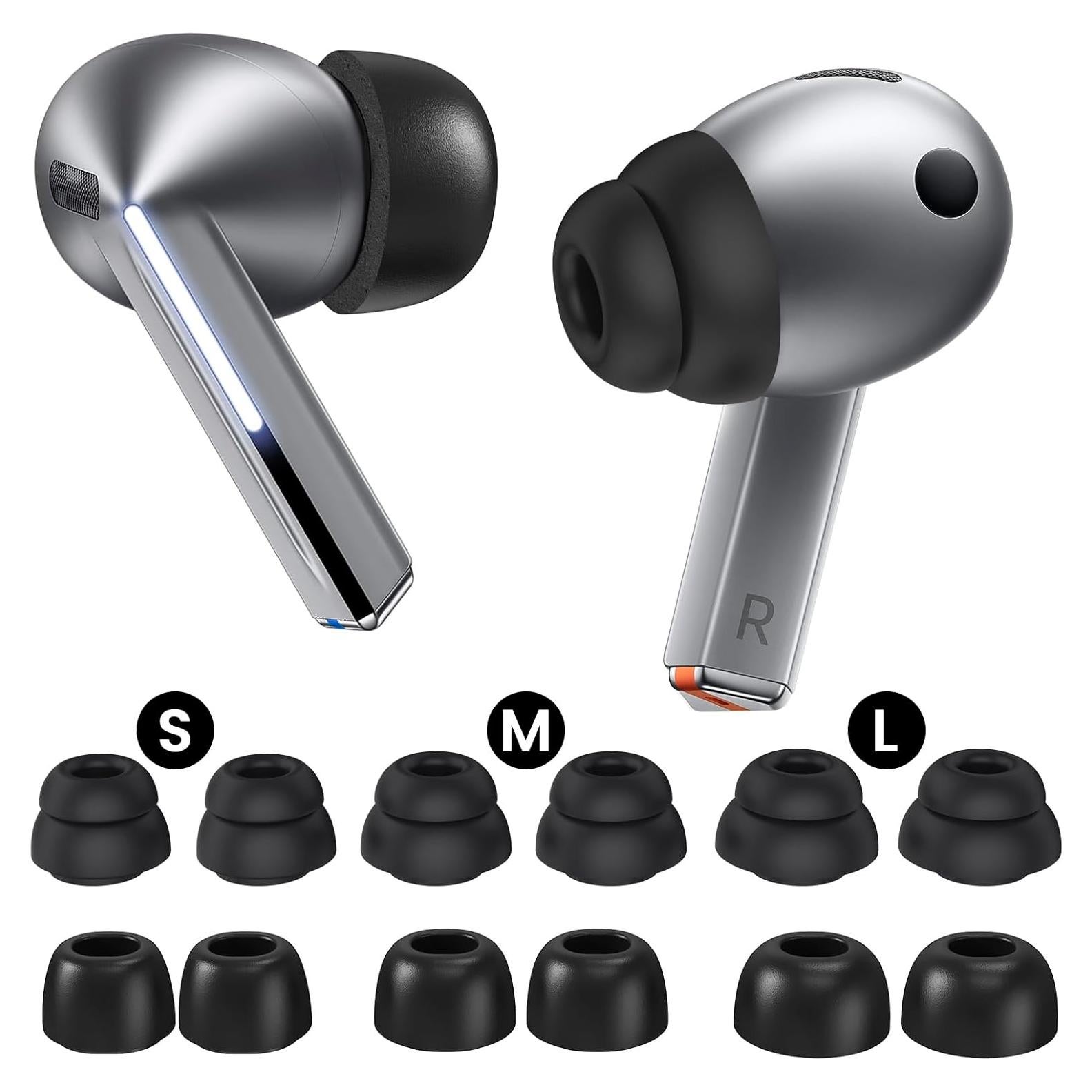 Puntas de Oído Delidigi para Galaxy Buds3 FE/Pro - 6 Pairs