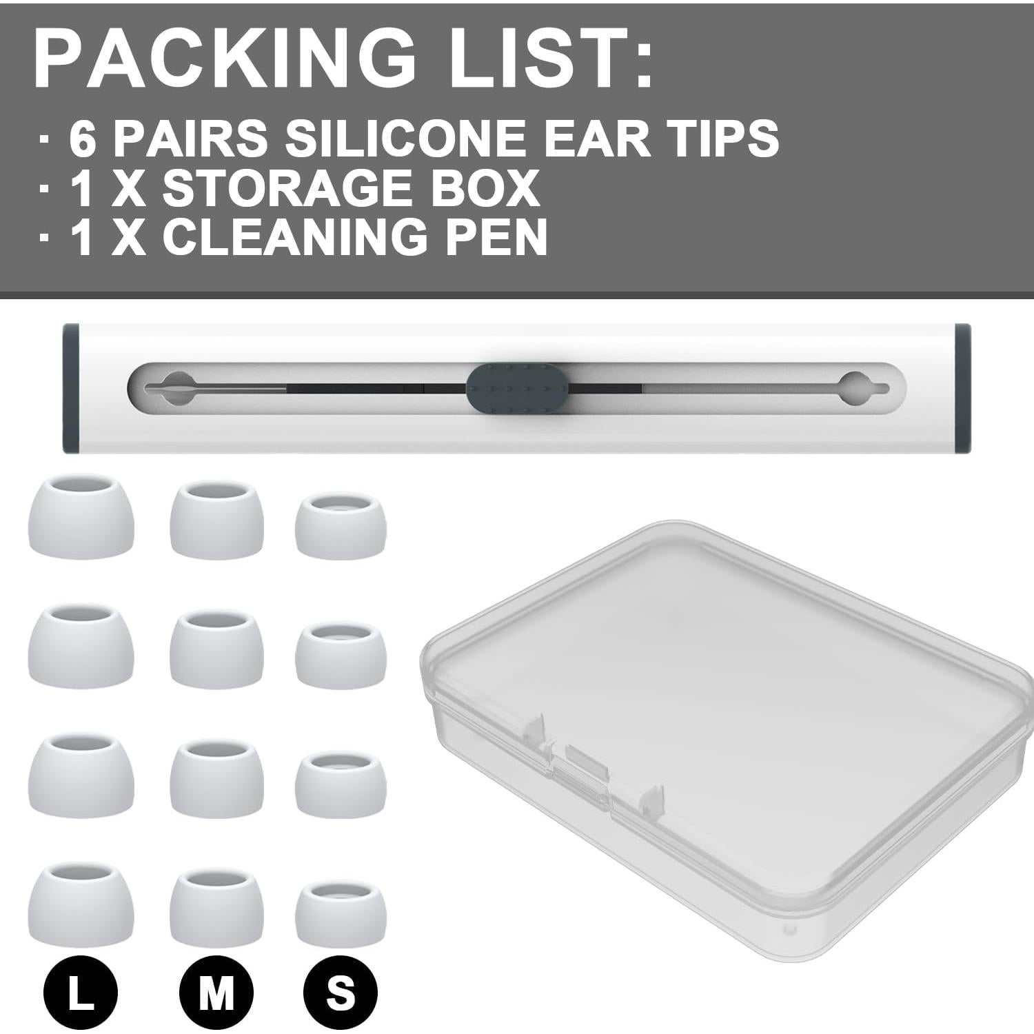 Puntas de Silicona Reemplazo hopopower para Galaxy Buds Pro S/M/L