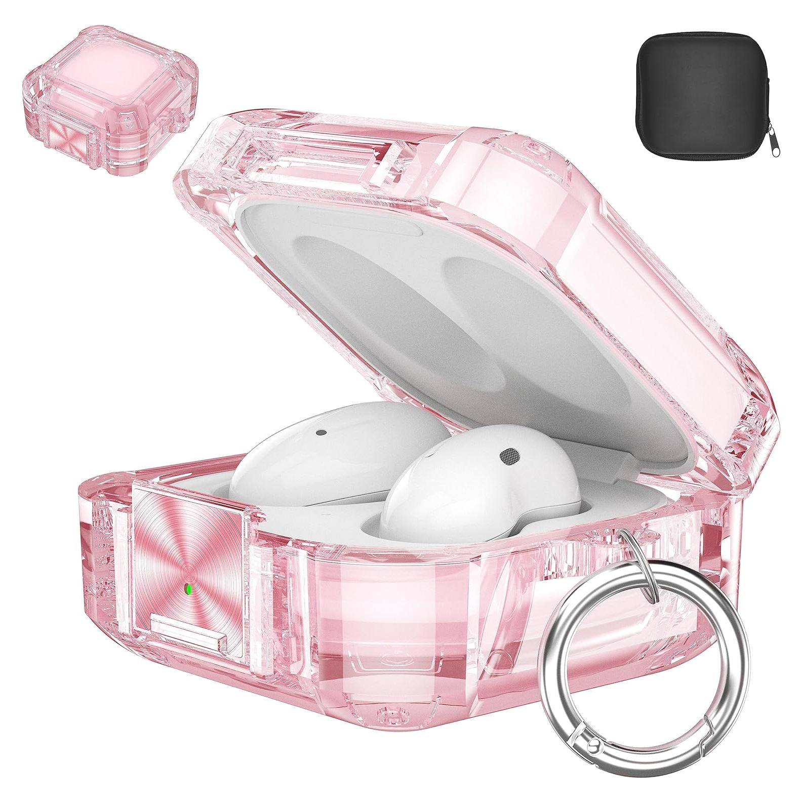 Funda Protectora Transparente Valkit para Galaxy Buds 2 Pro