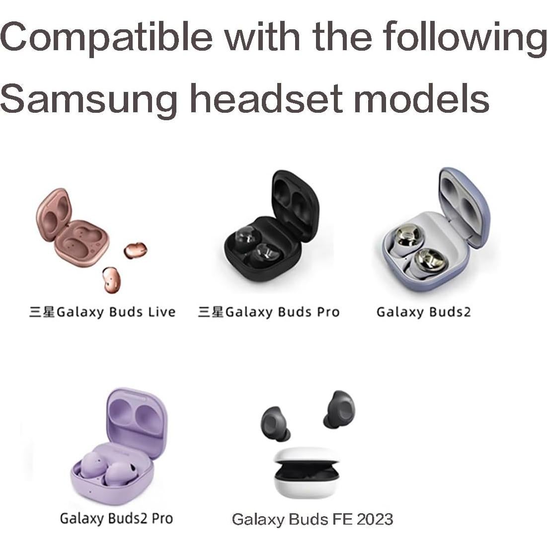 Funda de Silicona KIRDEIVY para Galaxy Buds 2 Pro Azul