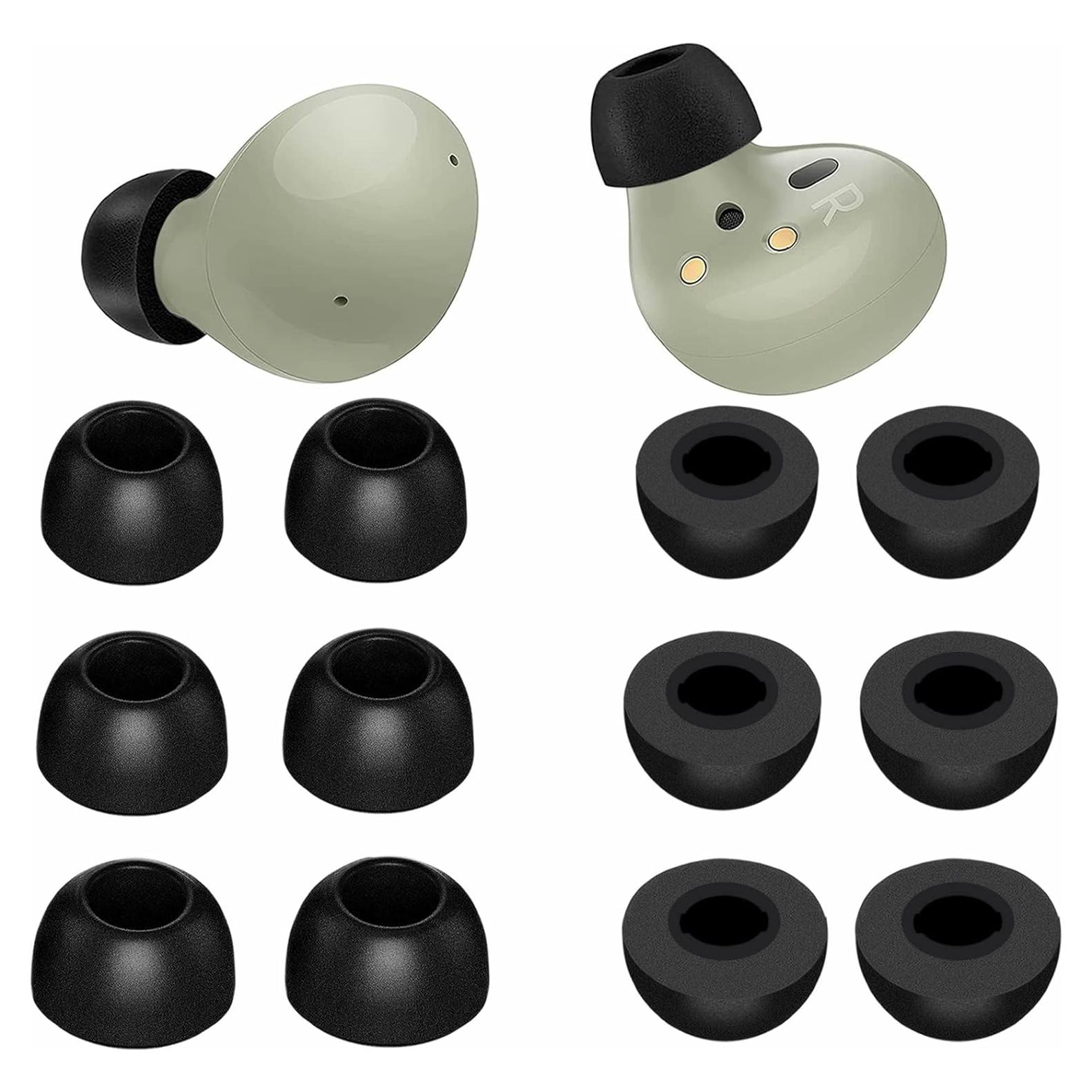 6 Puntas de Espuma Memoria para Galaxy Buds 2 Pro - Negro