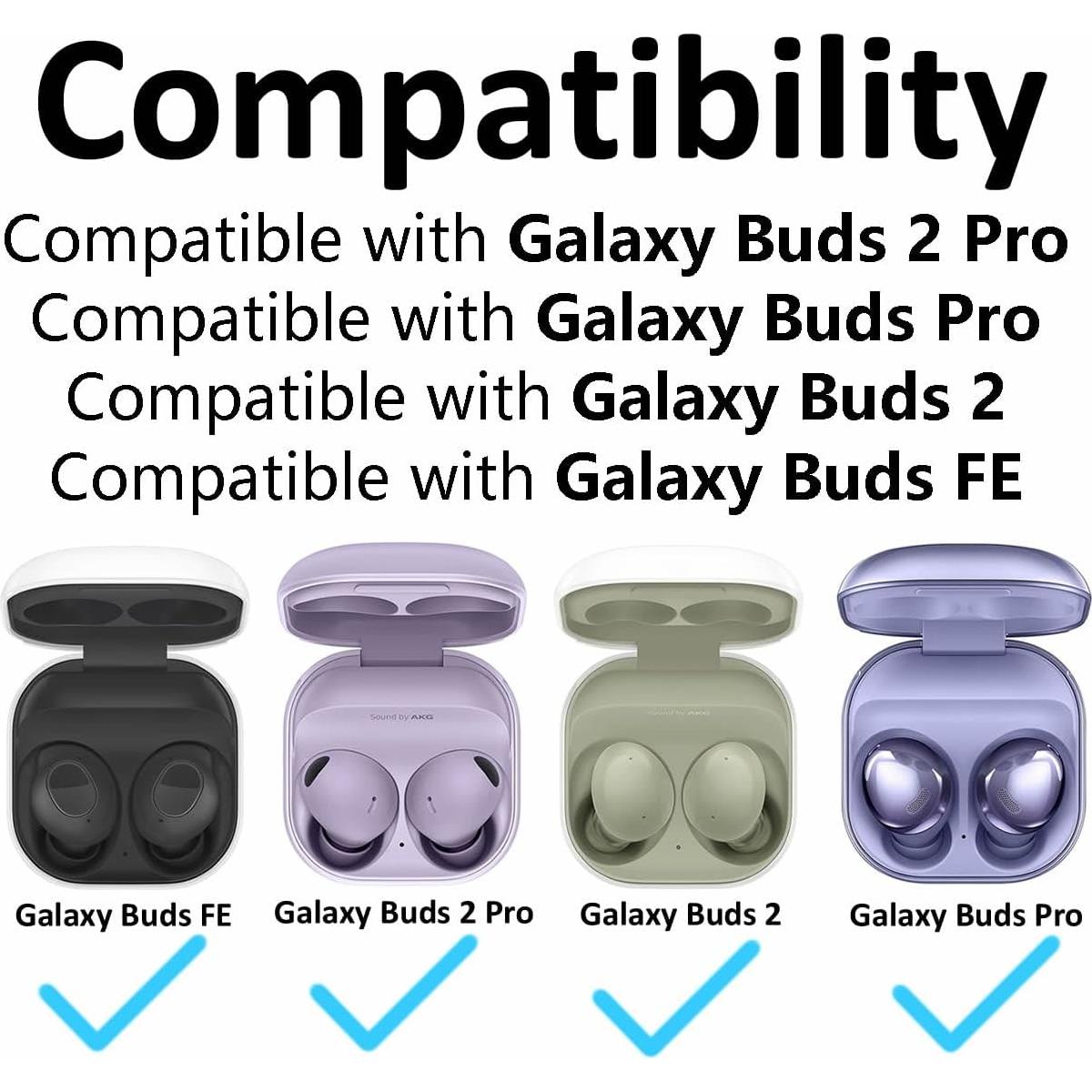 Kit de Accesorios para Galaxy Buds FE A-Focus - Funda Silicona y Espuma