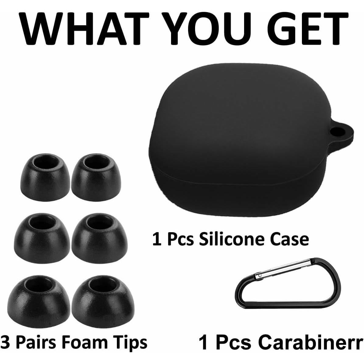 Kit de Accesorios para Galaxy Buds FE A-Focus - Funda Silicona y Espuma