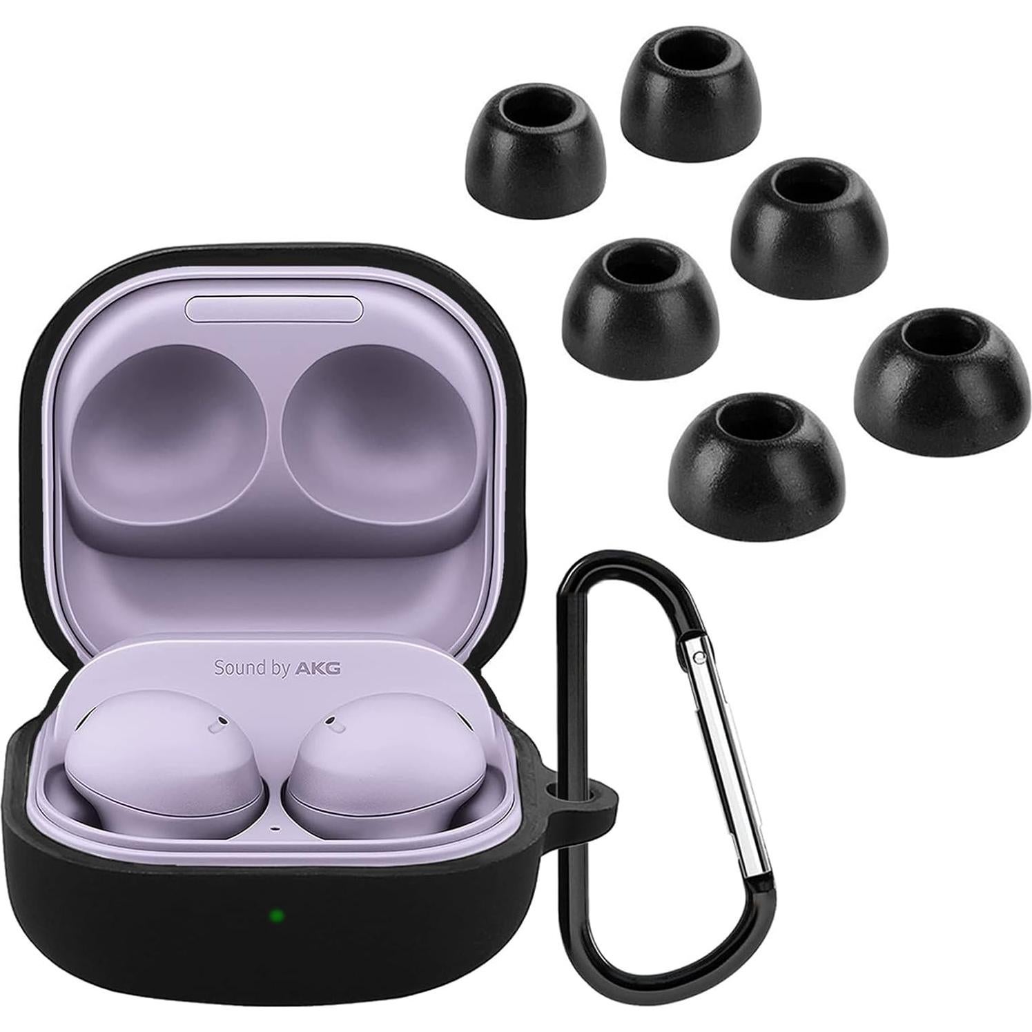 Kit de Accesorios para Galaxy Buds FE A-Focus - Funda Silicona y Espuma