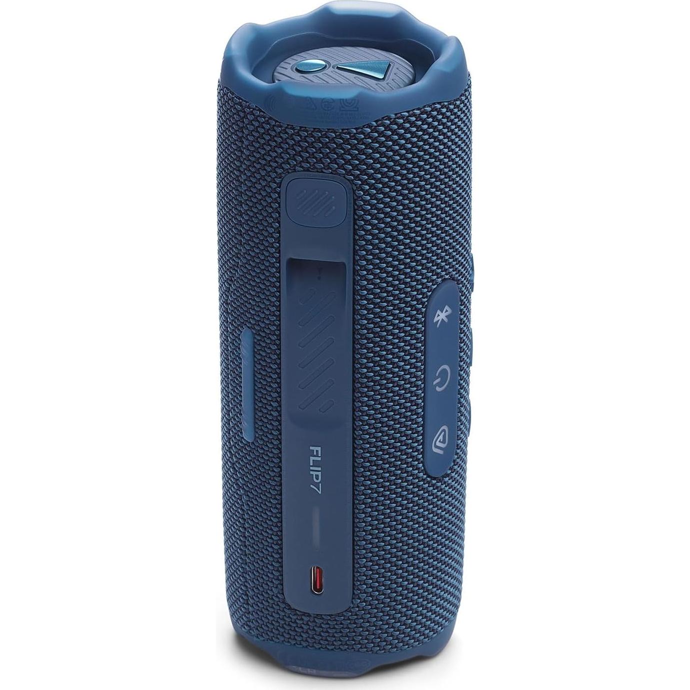 Altavoz Bluetooth JBL Flip 7 Azul + Funda Protectora Dura