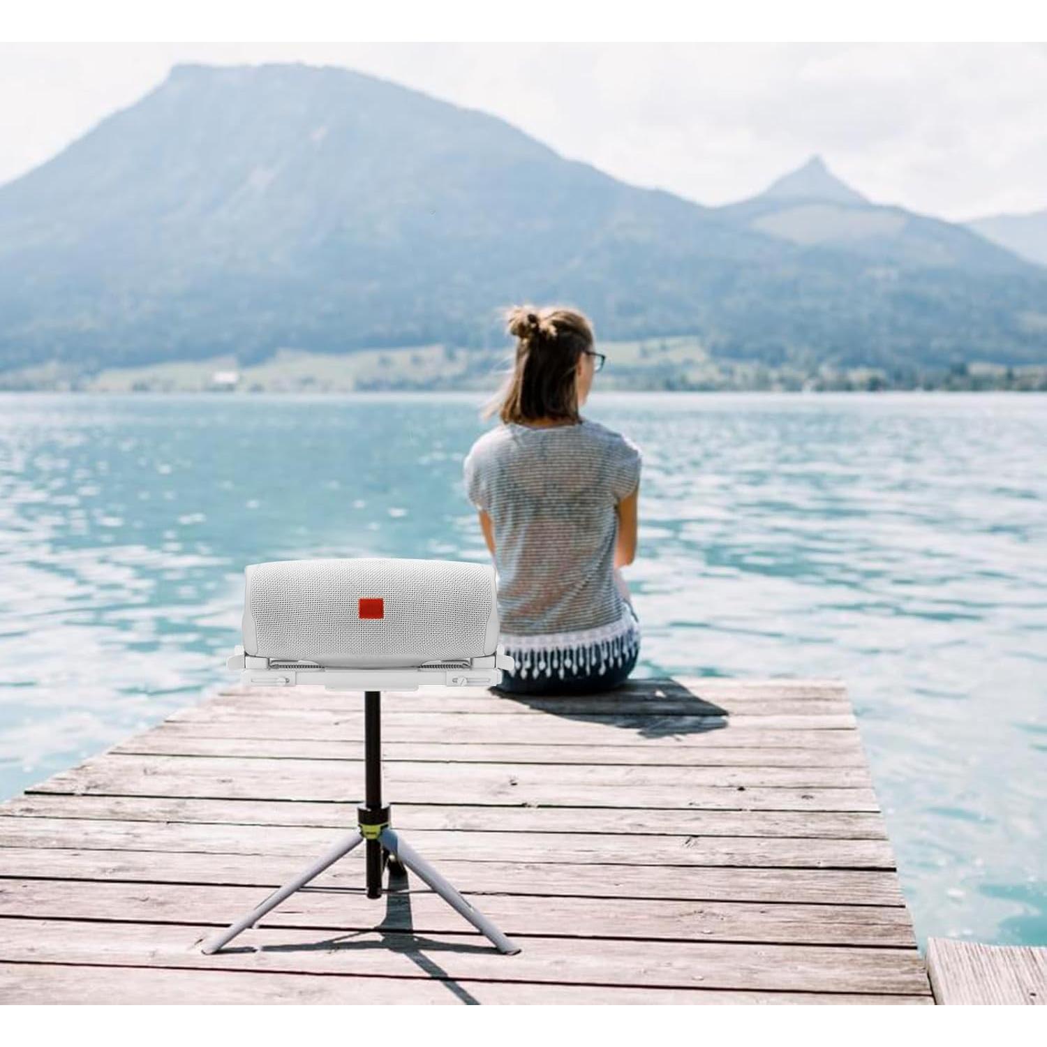 Soporte de Pared para Altavoz TXEsign para JBL Flip/Charge 4/5 - Metal Blanco