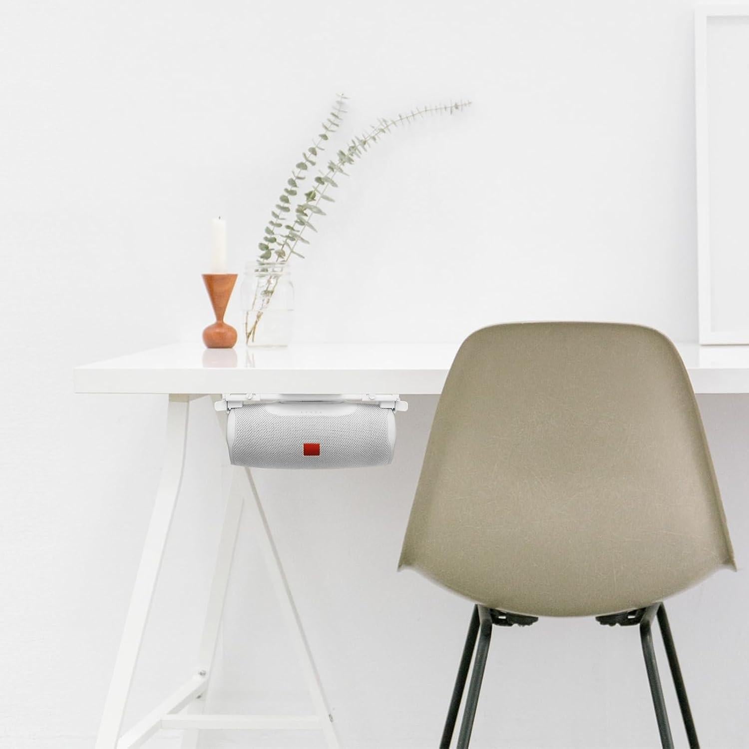 Soporte de Pared para Altavoz TXEsign para JBL Flip/Charge 4/5 - Metal Blanco