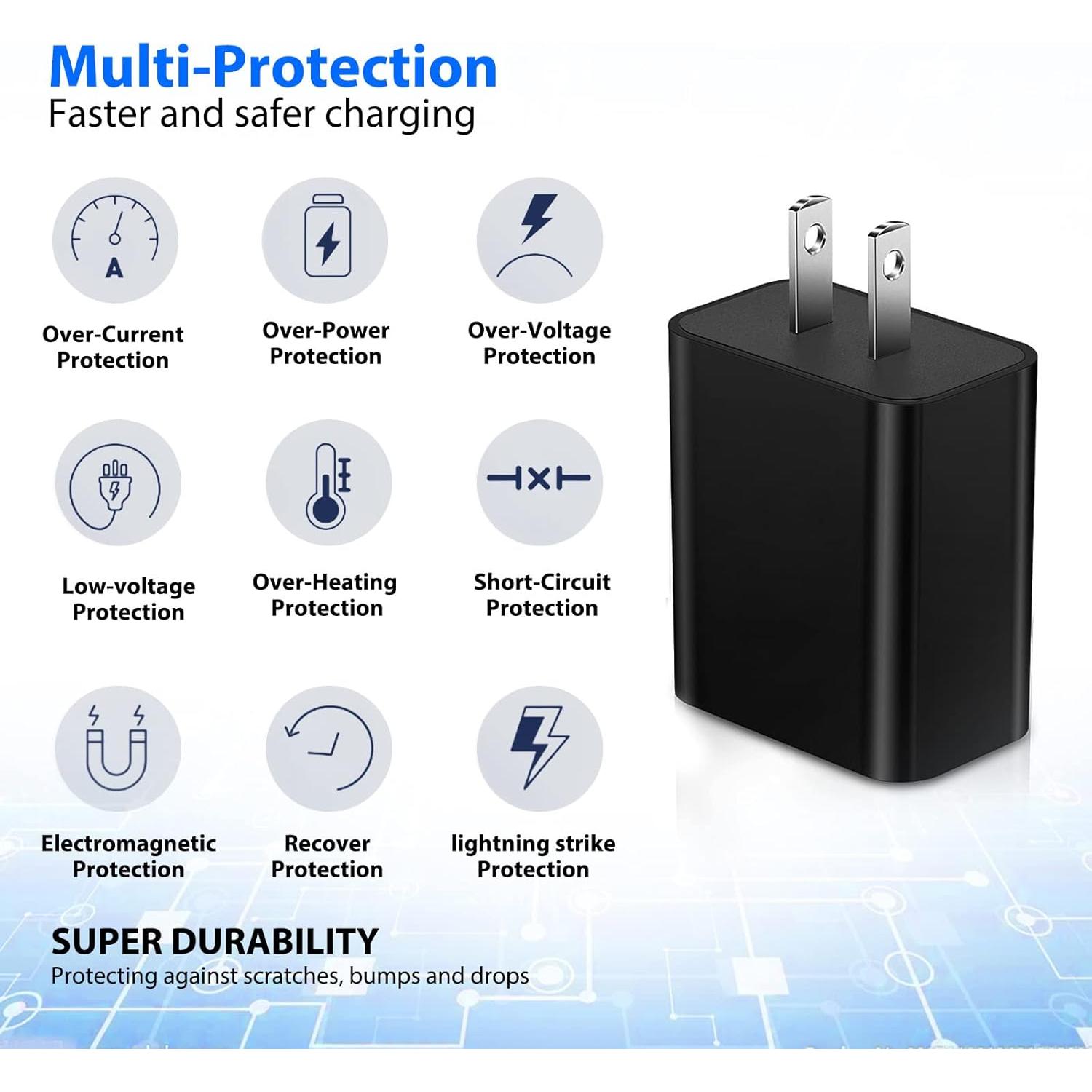 Cable de carga USB-C para JBL Charge 4/5/6, Flip 5/6/7