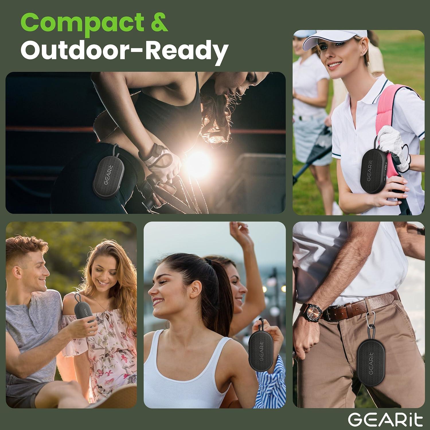 Altavoz Bluetooth Inalámbrico GEARit 6W Impermeable IPX7