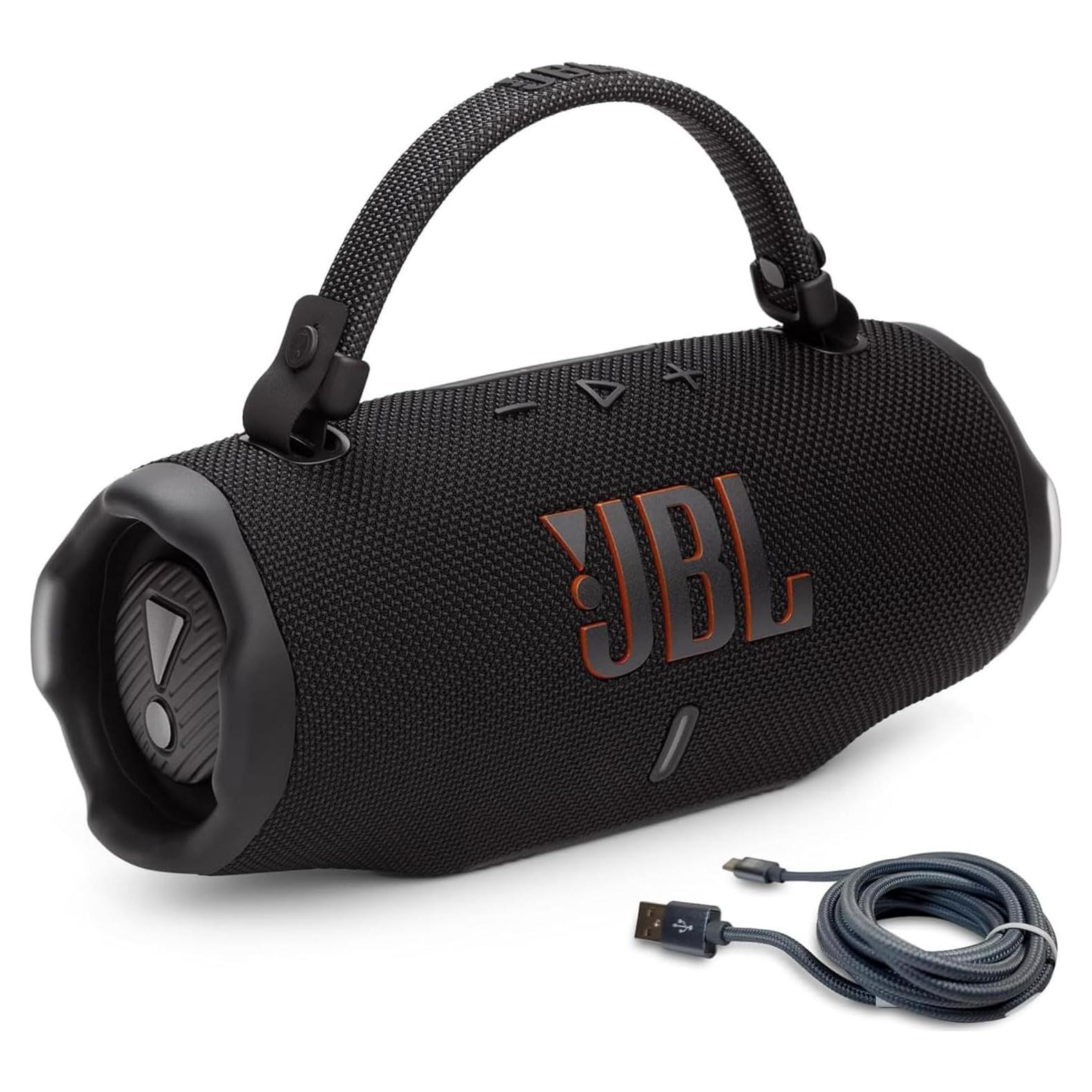 Altavoz Bluetooth JBL Charge 6 Negro + Cable USB-C 1.8m