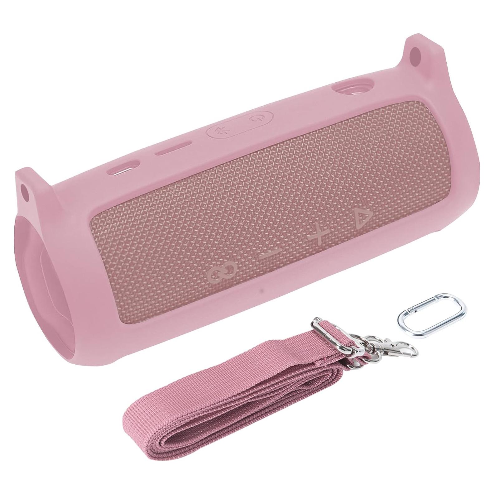 Funda de Silicona Co2CREA para Altavoz JBL Flip 6 Rosa
