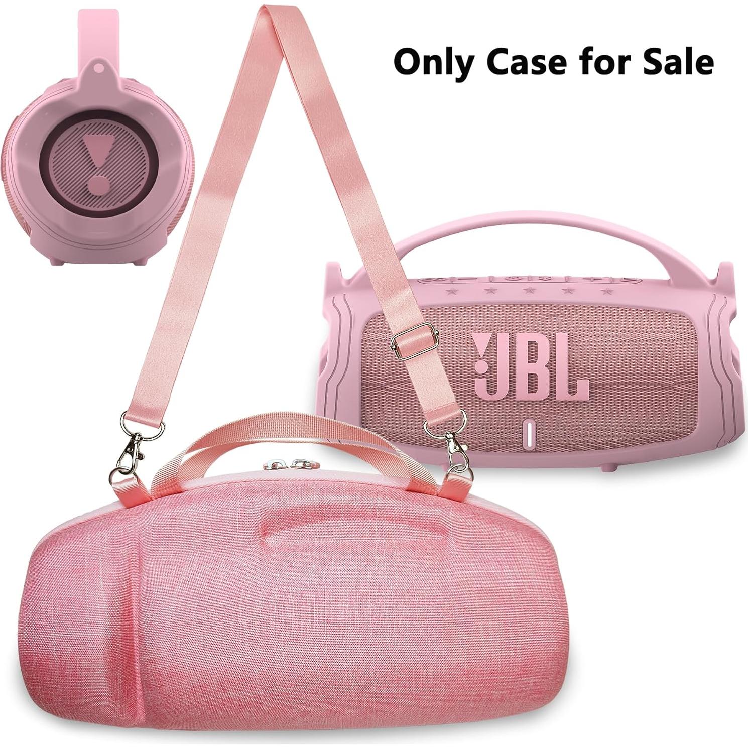 Funda y Estuche Duro JCHPINE para Altavoz JBL Charge 4/5 Rosa