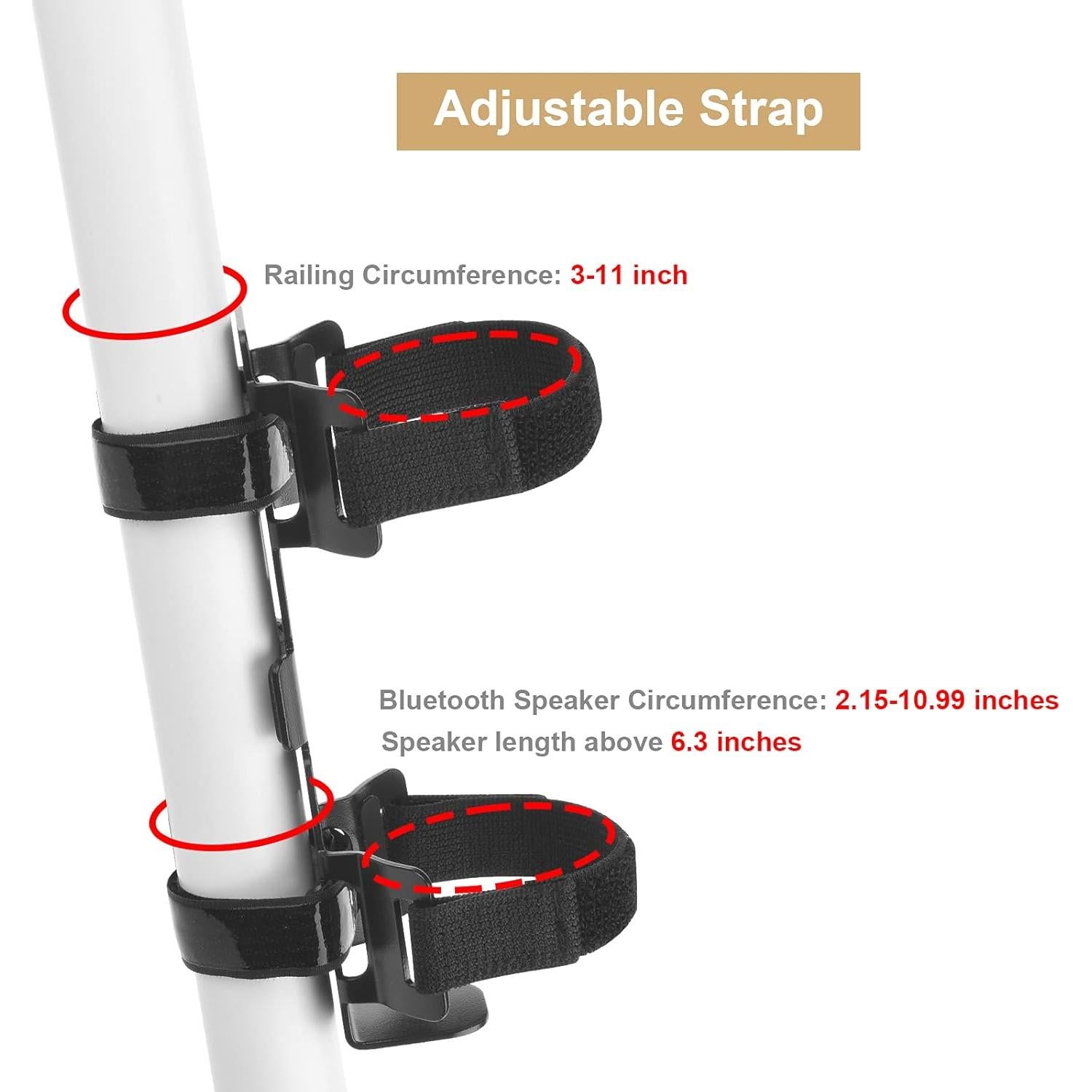 Soporte Portátil para Altavoz TXEsign Ajustable para Bicicleta