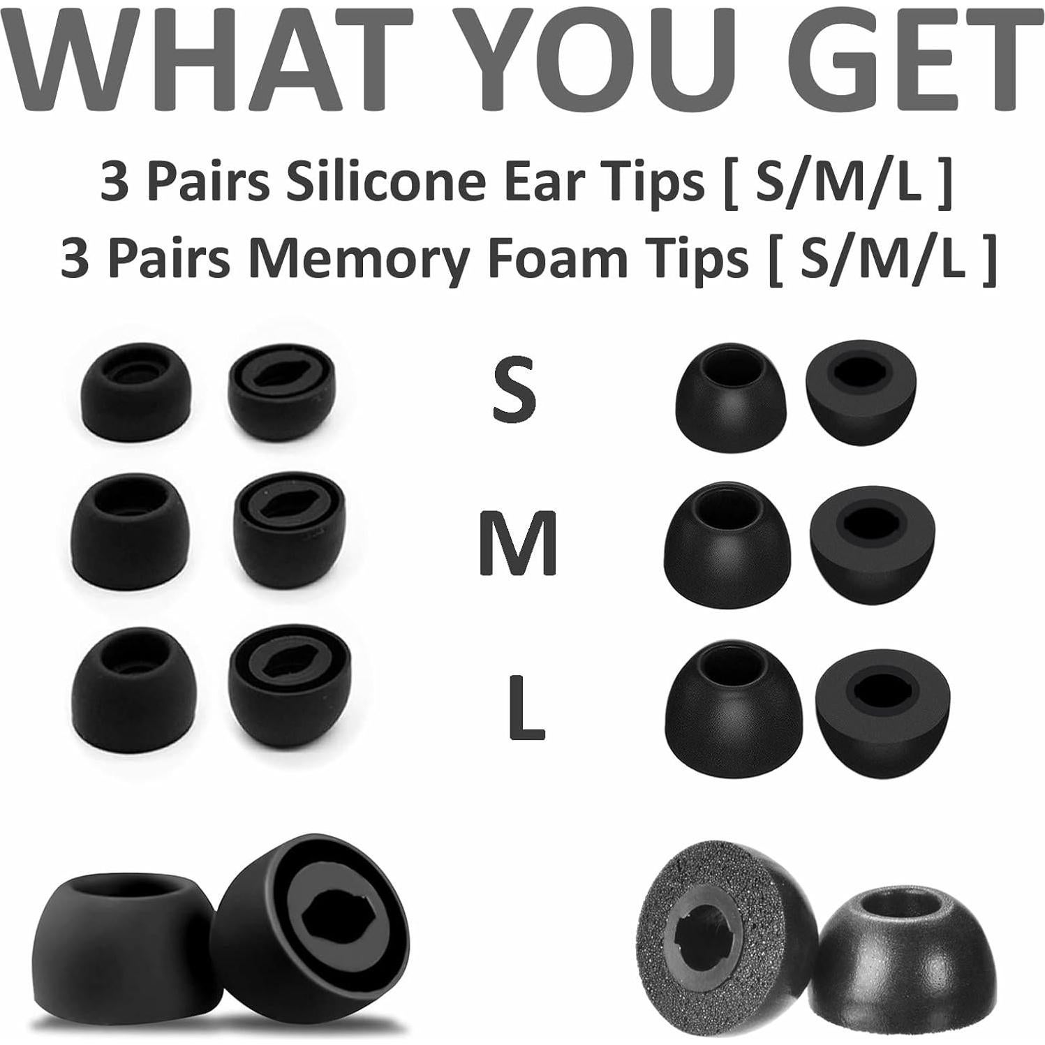 Puntas de Oído A-Focus para Galaxy Buds Pro - 6 Pares