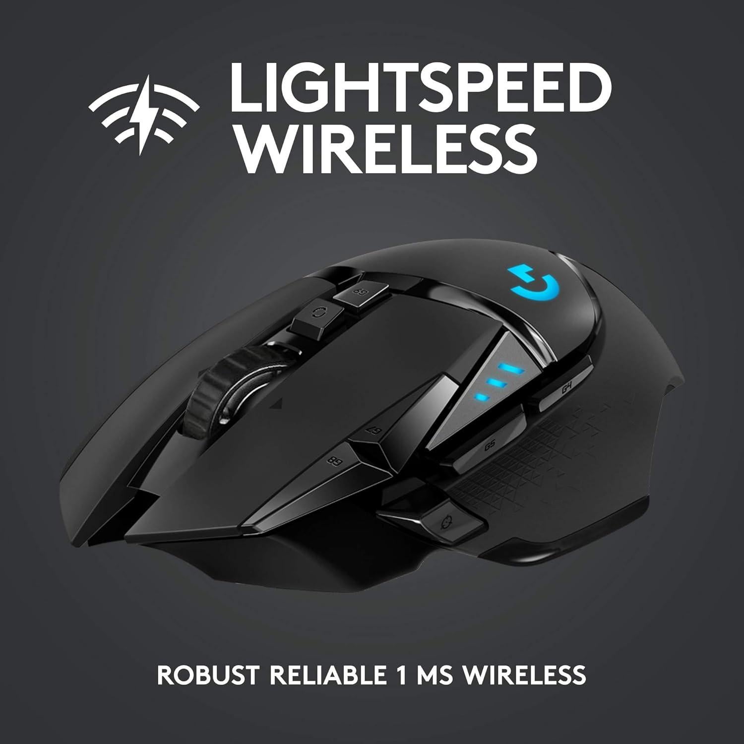 Ratón Inalámbrico para Juegos Logitech G502 LIGHTSPEED 25600 DPI