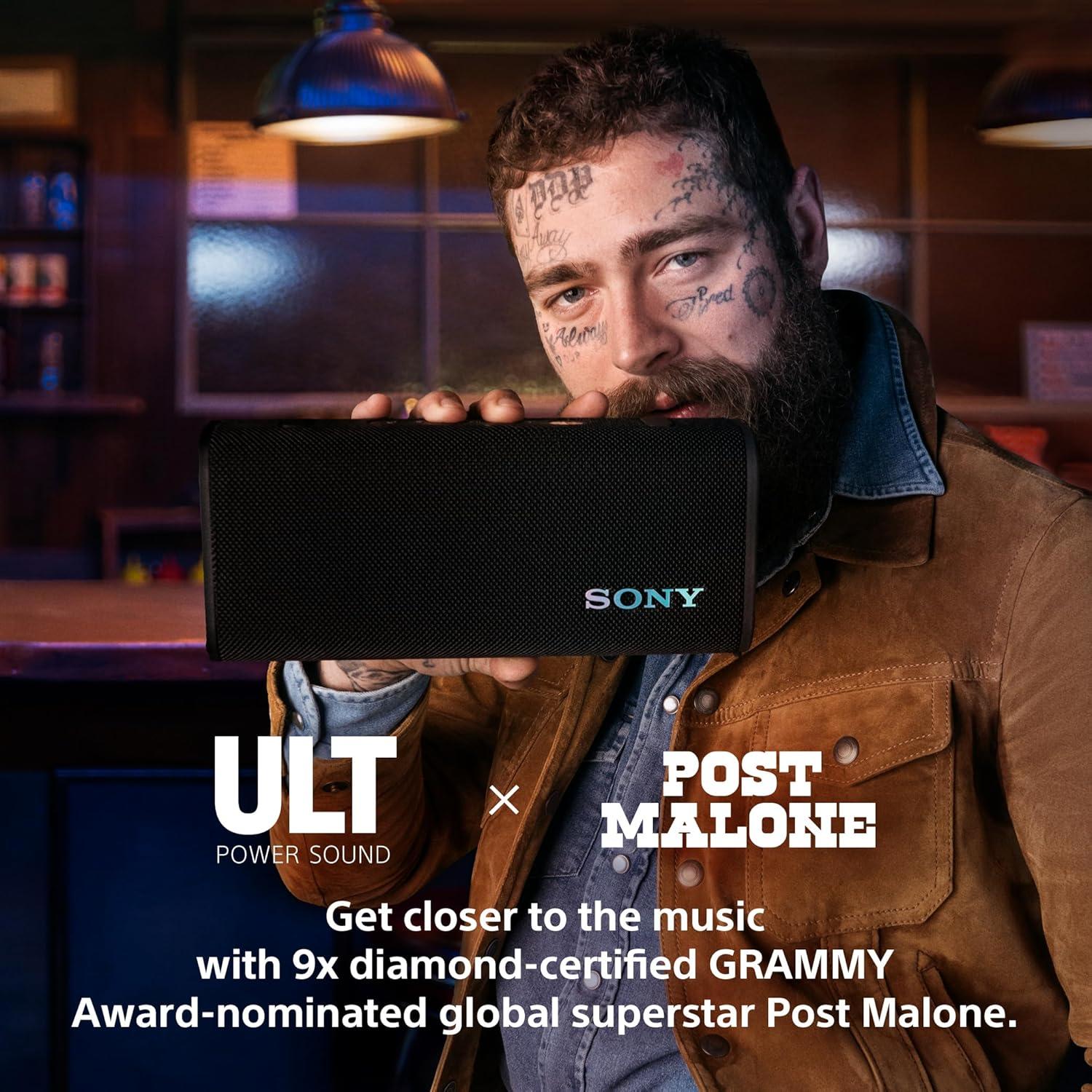 Altavoz Bluetooth Portátil Sony ULT Field 3, IP67, 24h Batería