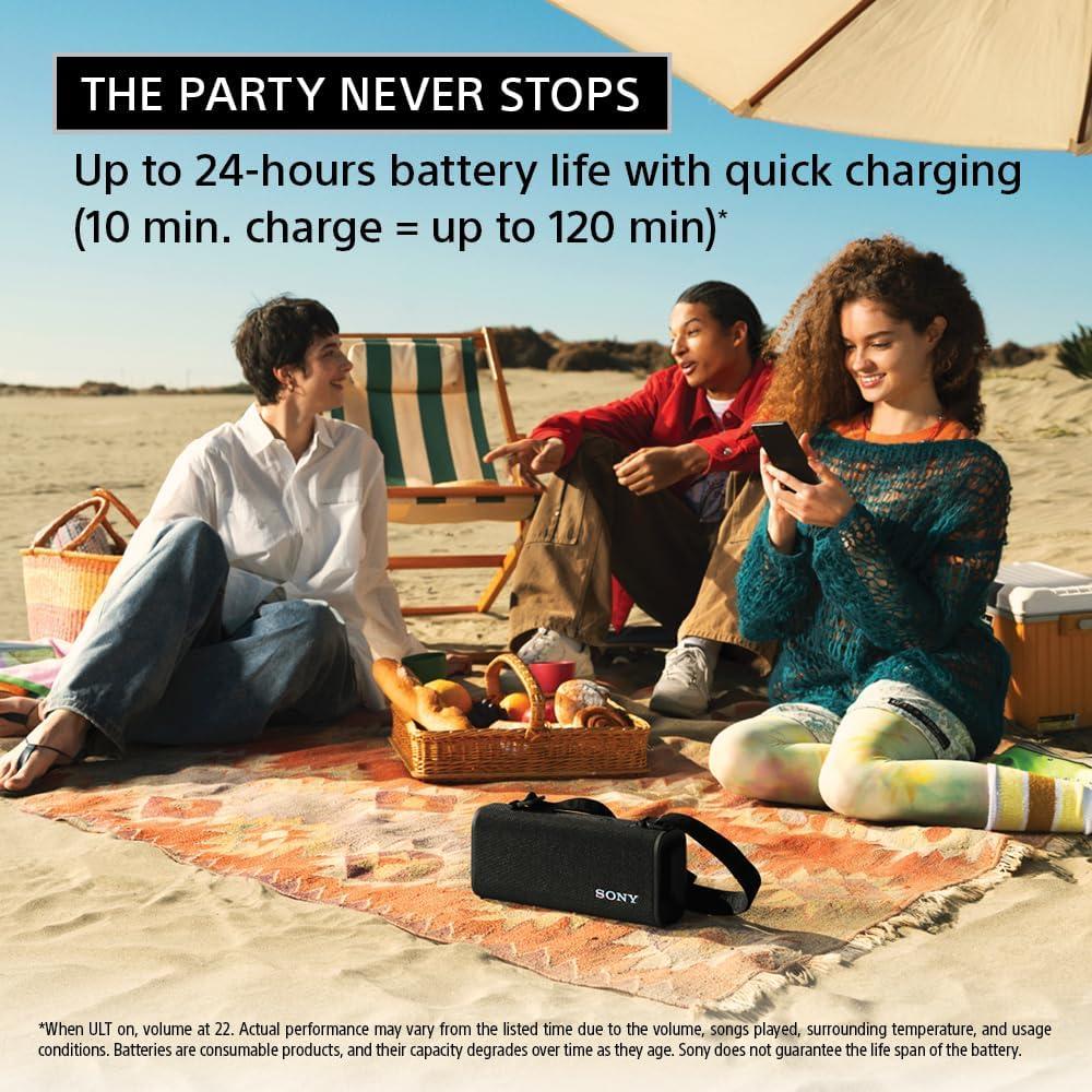 Altavoz Bluetooth Portátil Sony ULT Field 3, IP67, 24h Batería