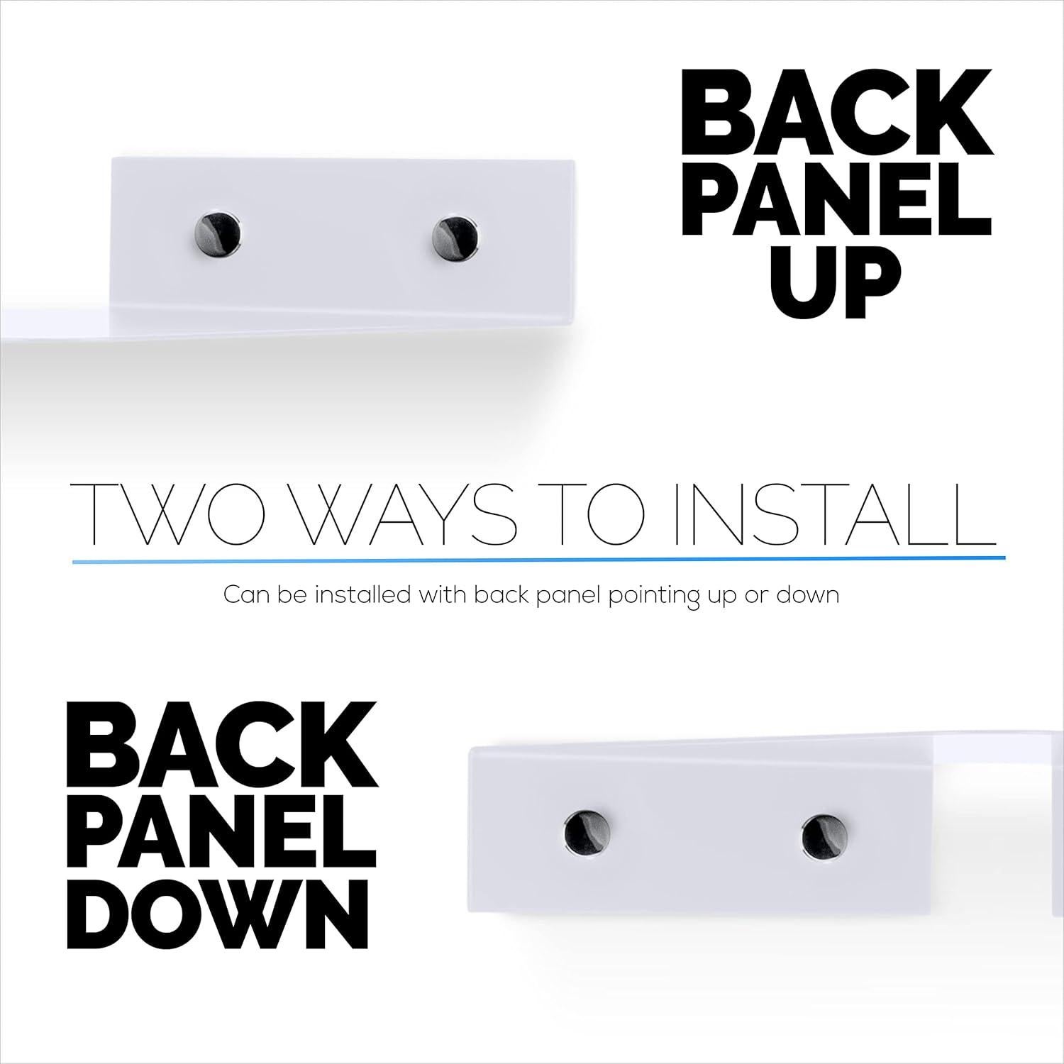 Estante de esquina de metal Brainwavz 20.32 cm blanco