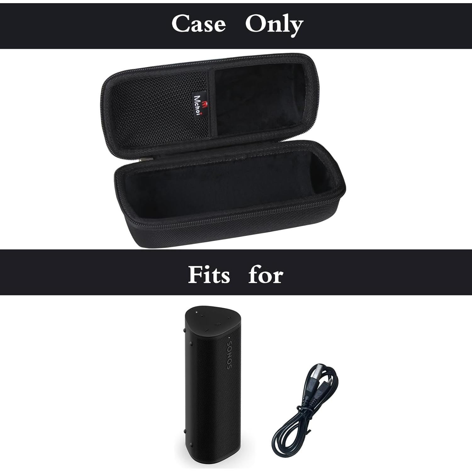 Funda Dura Mchoi para Altavoz Sonos Roam 2 - Impermeable y A Prueba de Golpes