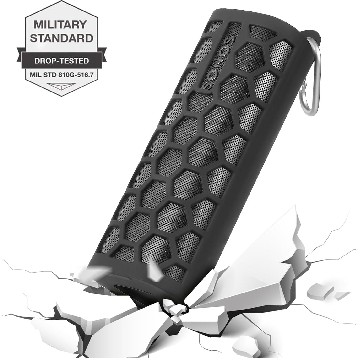 Funda de Silicona OUKNAK para Altavoz Sonos Roam 2 - Negro