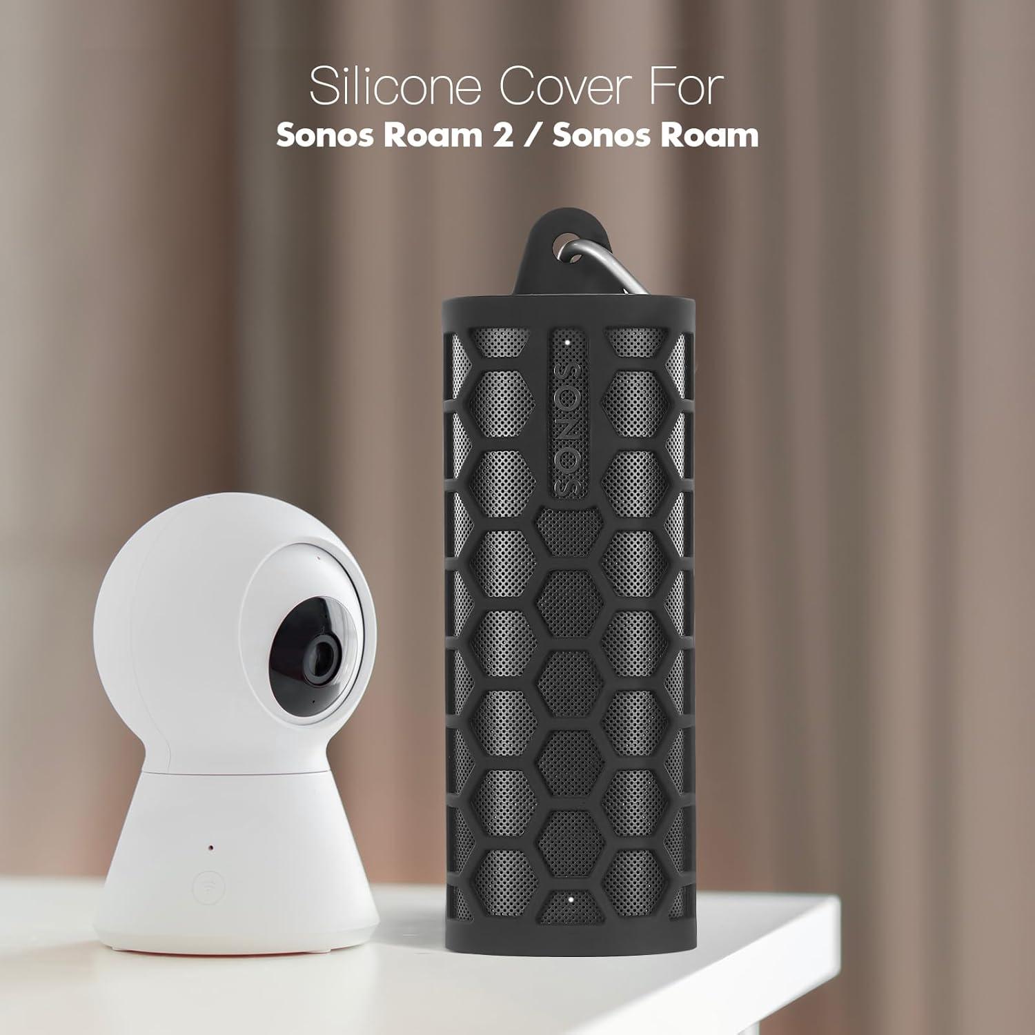 Funda de Silicona OUKNAK para Altavoz Sonos Roam 2 - Negro