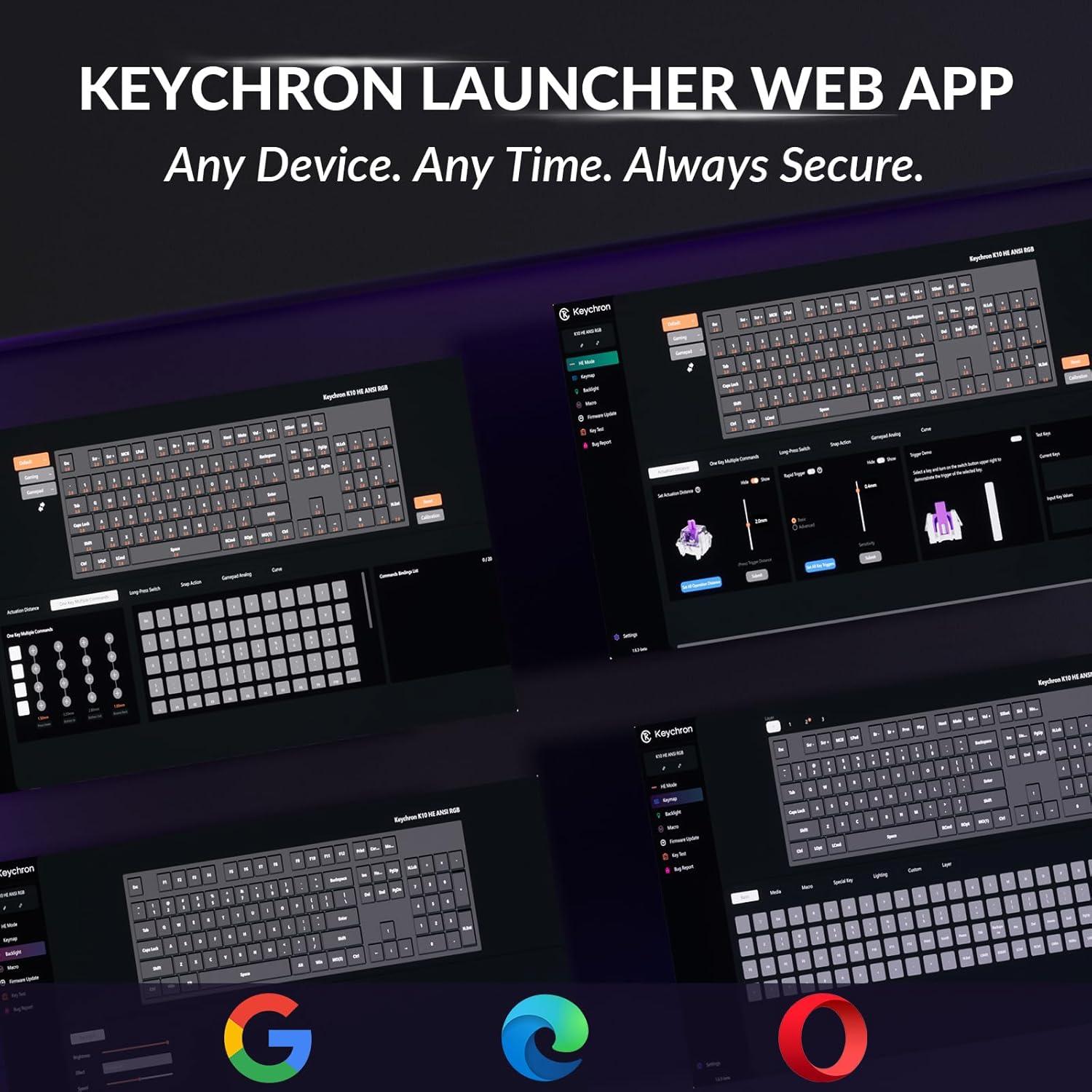 Teclado Gaming Inalámbrico Keychron K10 HE RGB 2.4GHz/Bluetooth