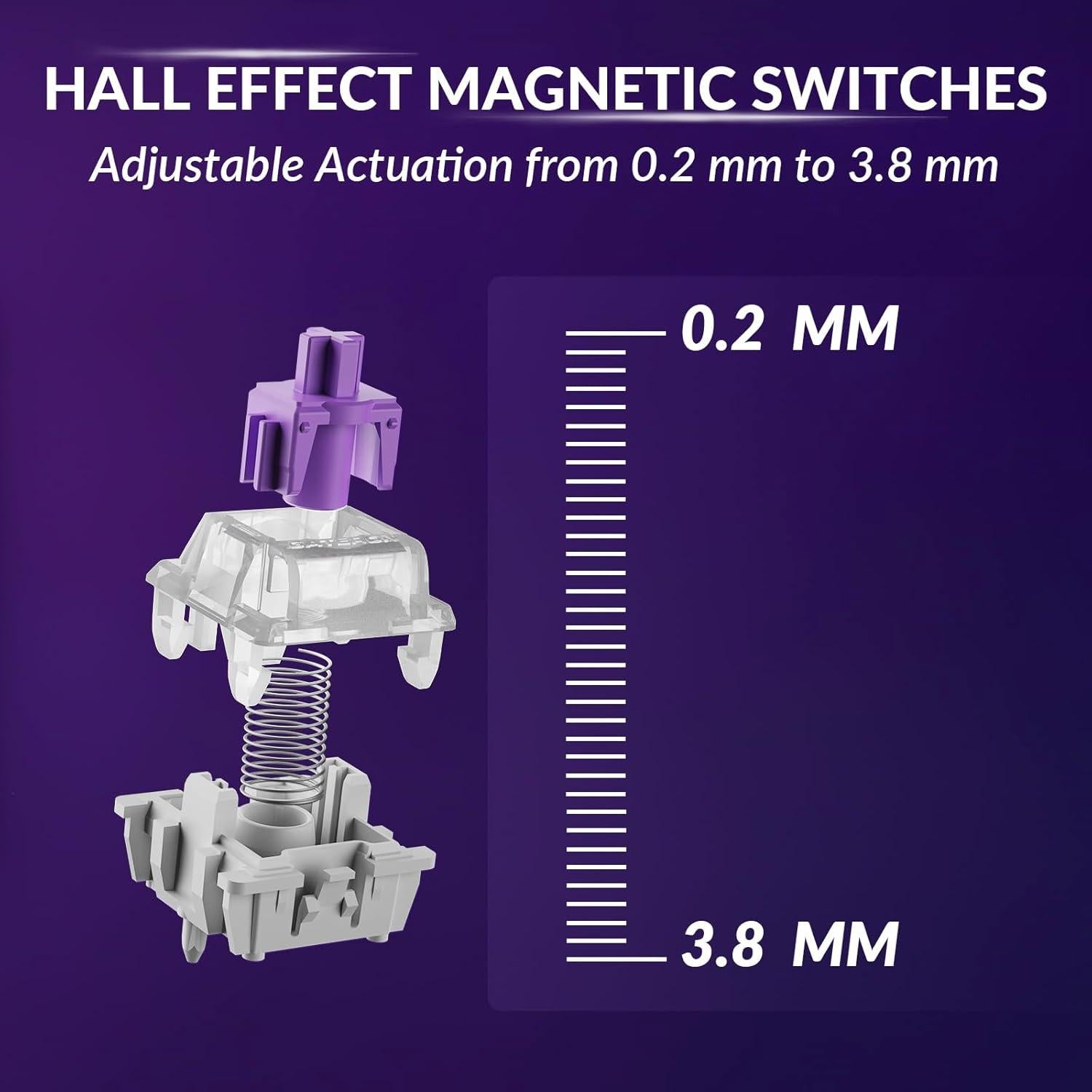 Teclado Gaming Inalámbrico Keychron K10 HE RGB 2.4GHz/Bluetooth