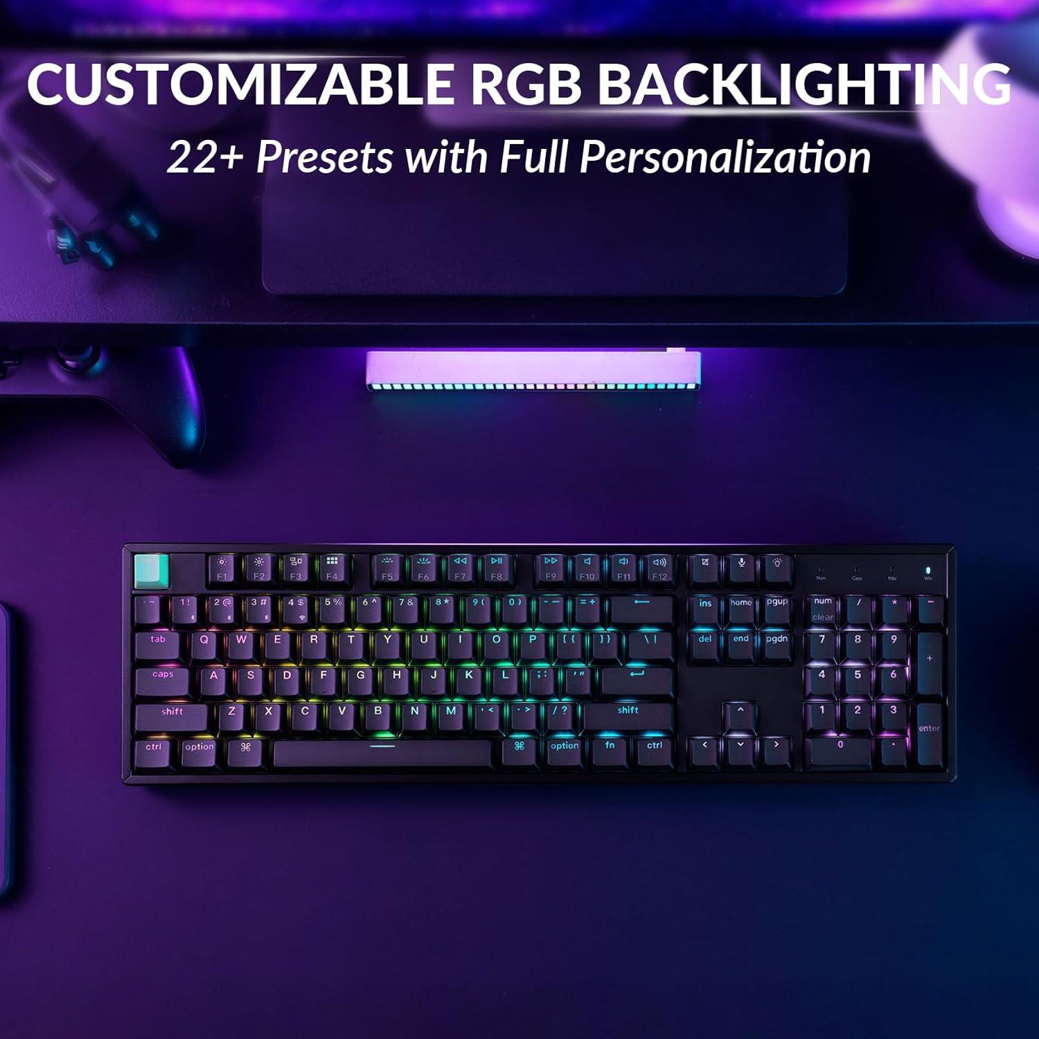 Teclado Gaming Inalámbrico Keychron K10 HE RGB 2.4GHz/Bluetooth