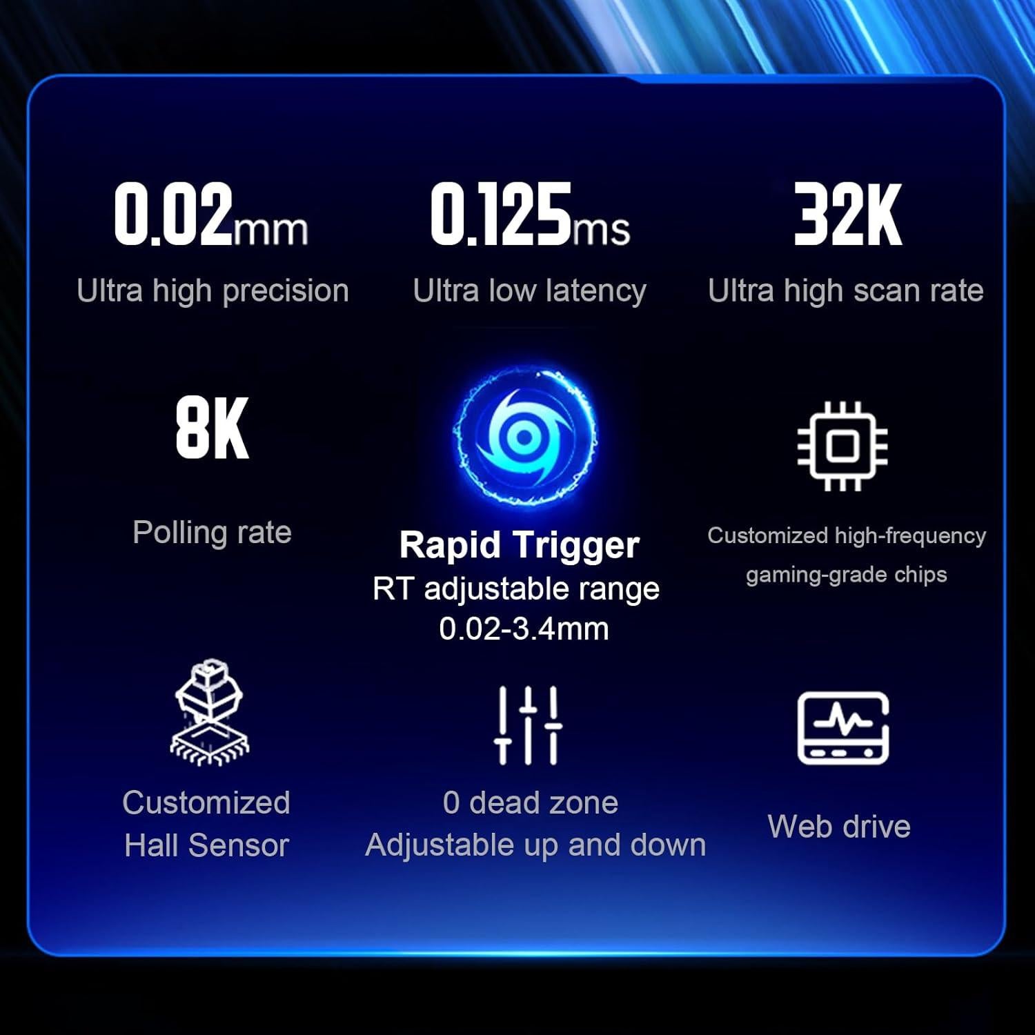 Teclado Mecánico Gaming MCHOSE ACE 68 RGB 65% Ajustable
