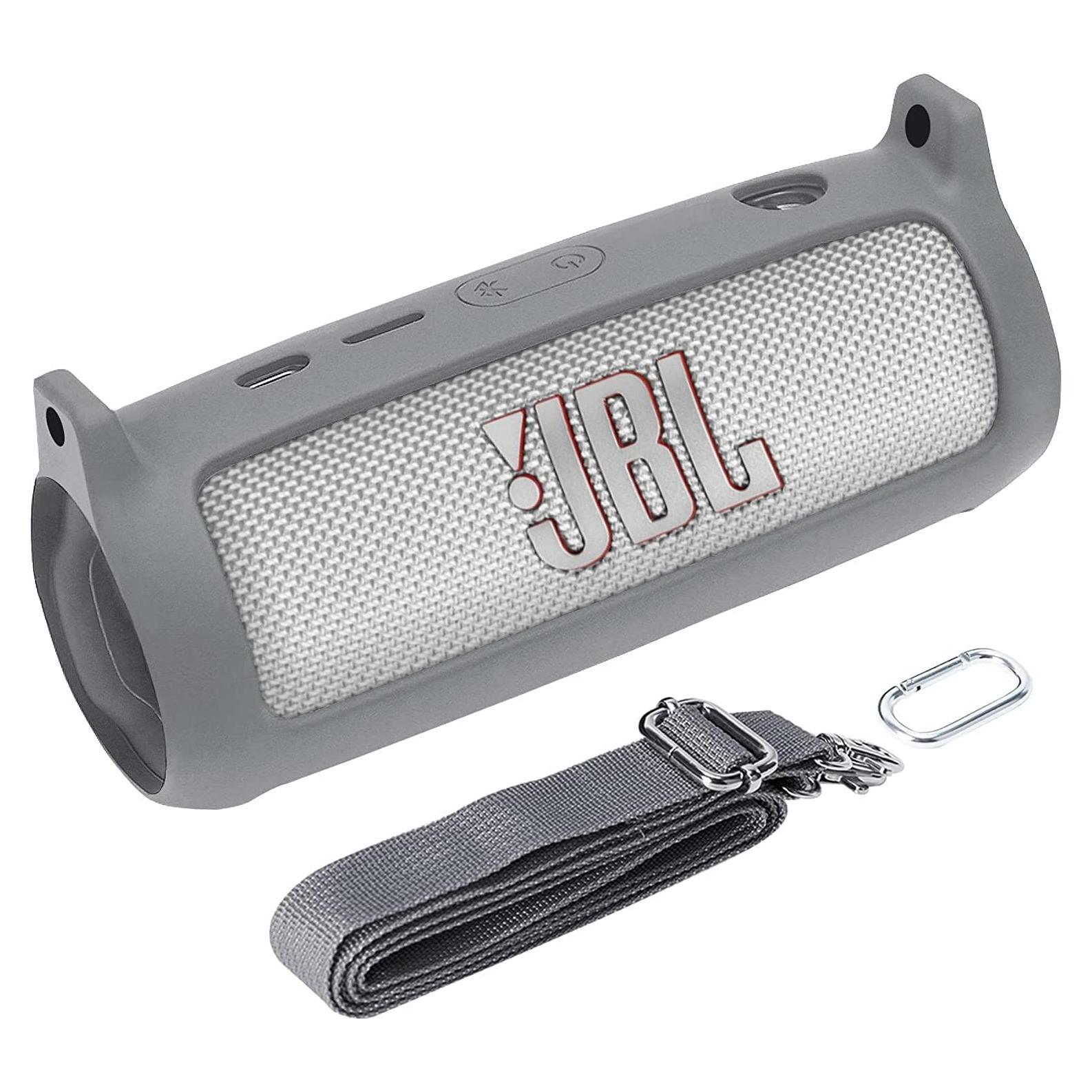 Funda de Silicona Co2CREA para Altavoz JBL Flip 6 Gris