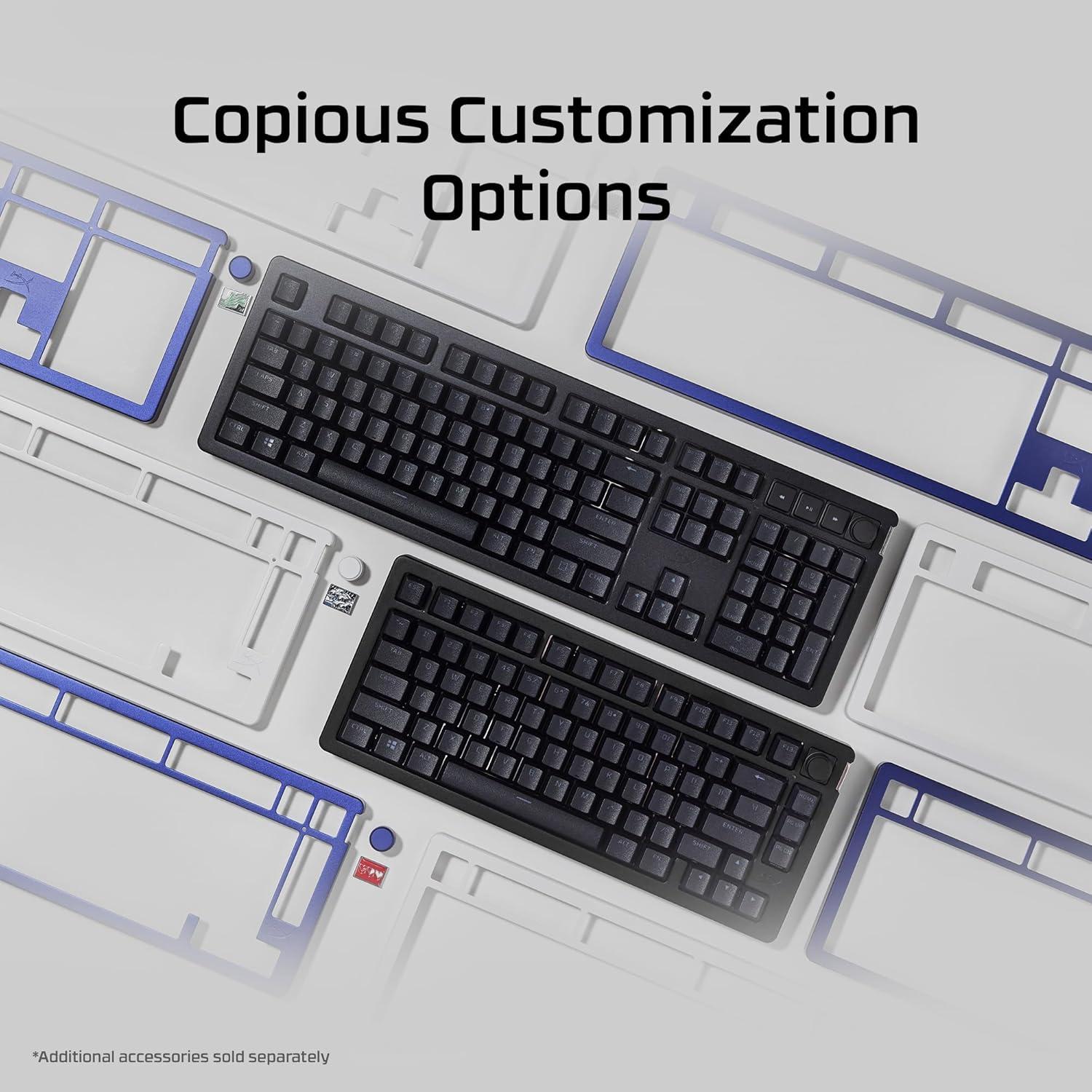 Teclado mecánico HyperX Alloy Rise RGB, interruptores lineales