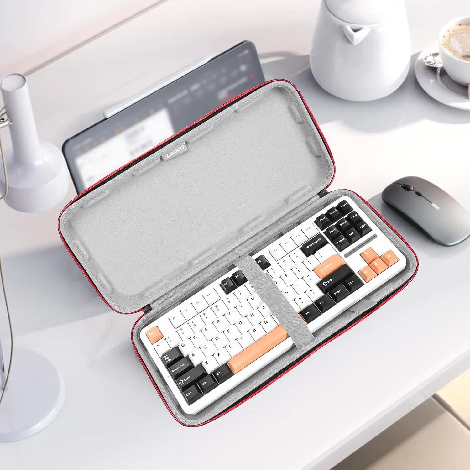 Funda Dura RLSOCO para Teclados Mecánicos 87 Teclas - 36.8x15x4cm