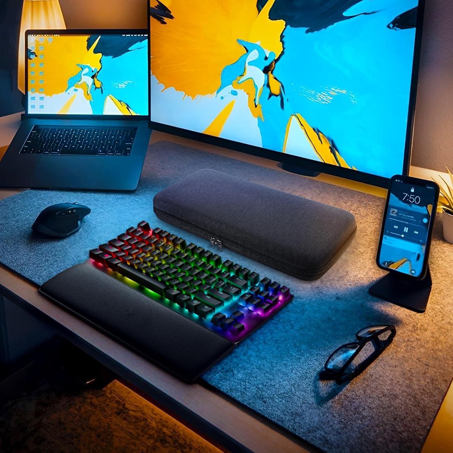 Funda Dura de Viaje Linkidea para Teclado TKL 87 Teclas