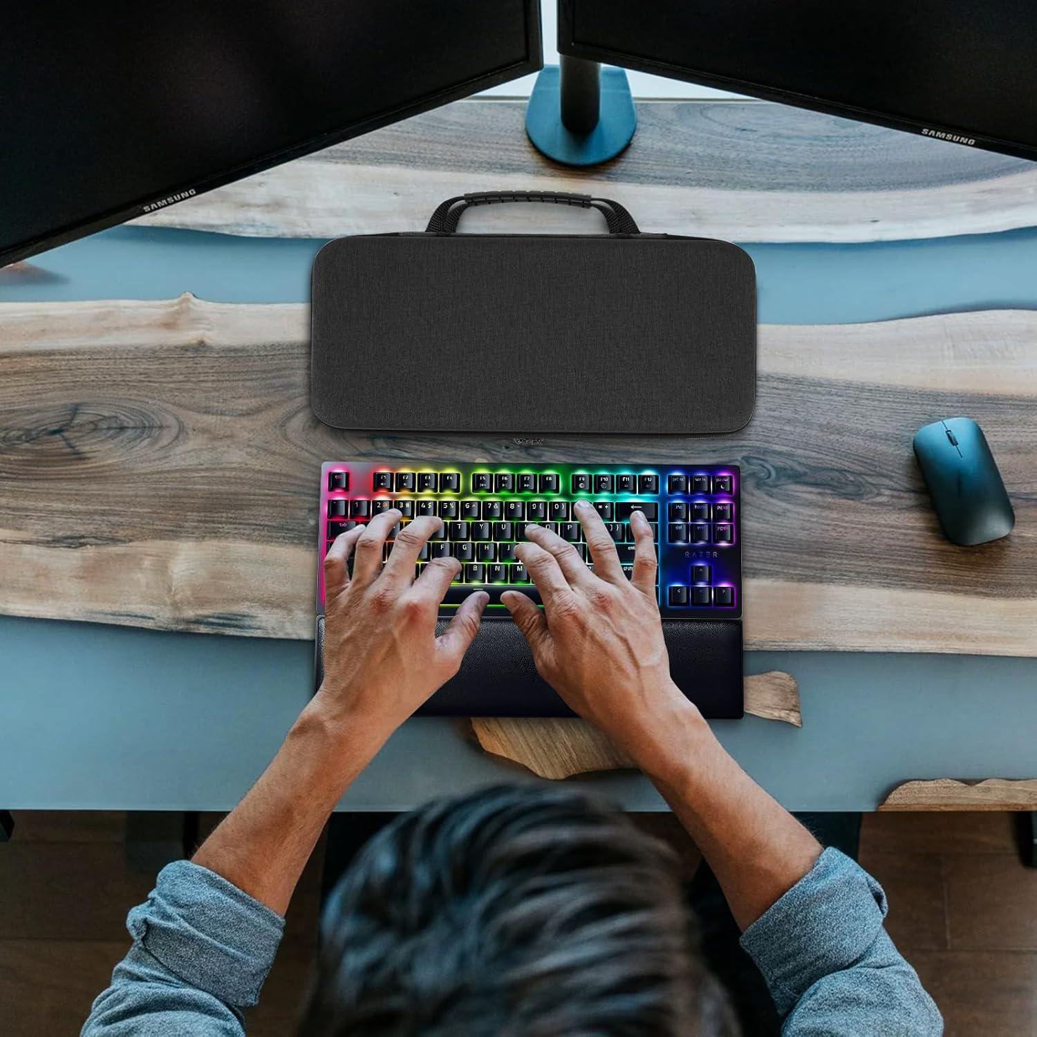 Funda Dura de Viaje Linkidea para Teclado TKL 87 Teclas