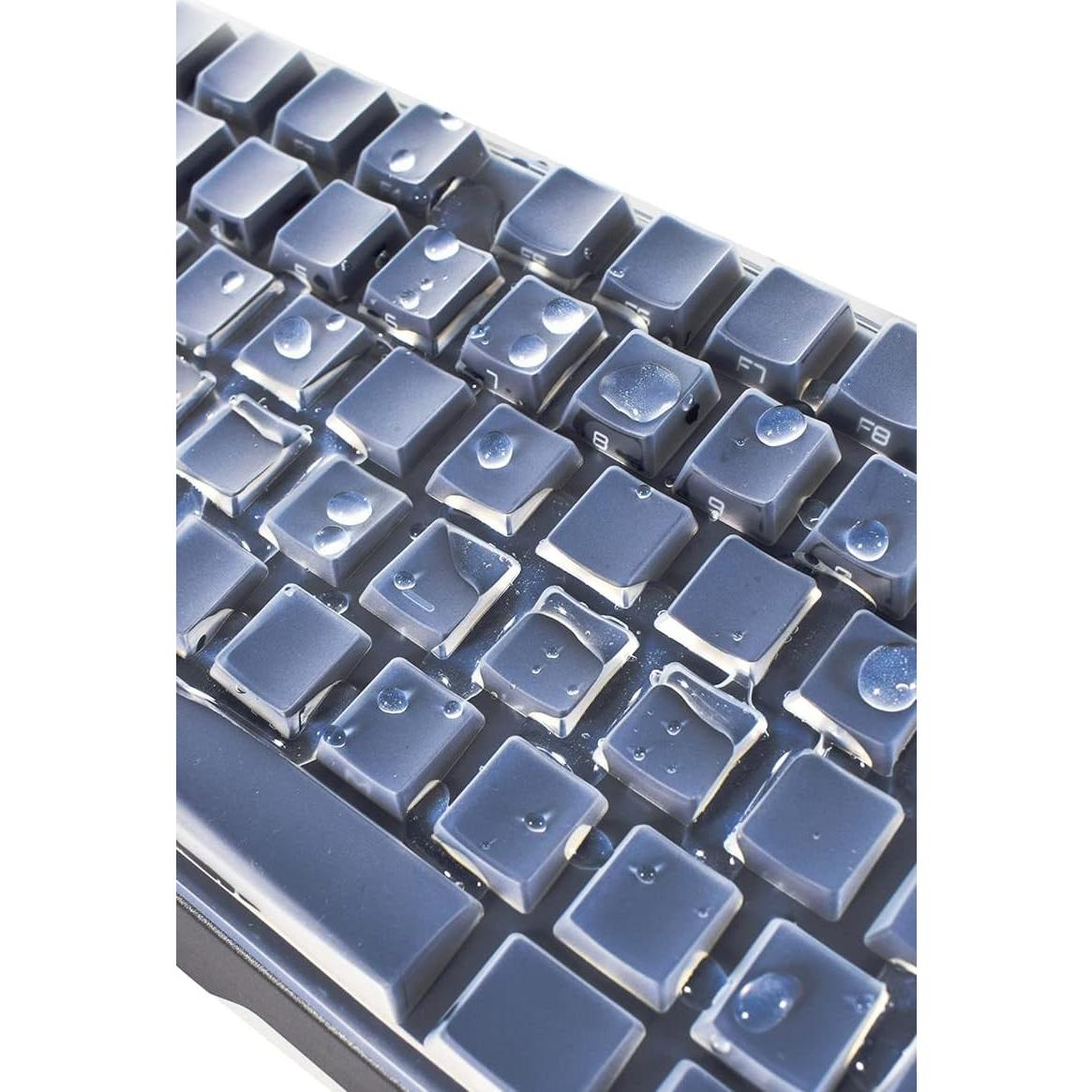 Funda de Teclado Silicona Yuomik Transparente para Corsair K60